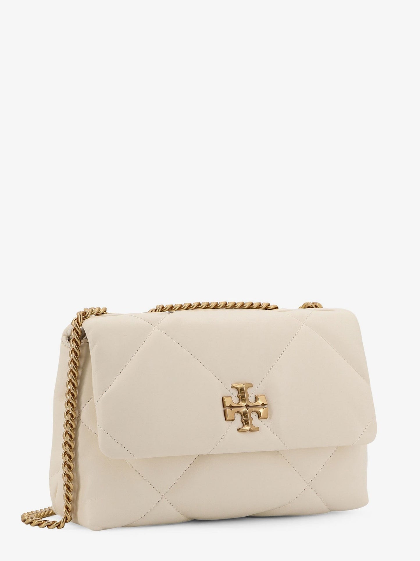 Tory Burch Kira matelassé leather shoulder bag with metal logo