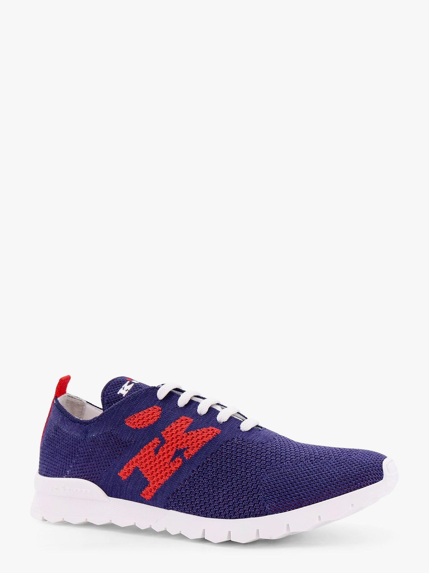 KITON CIRO PAONE Knit sneakers with lateral monogram