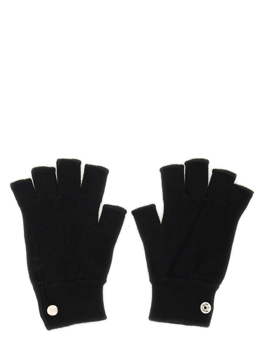 RICK OWENS KNITTED GLOVES