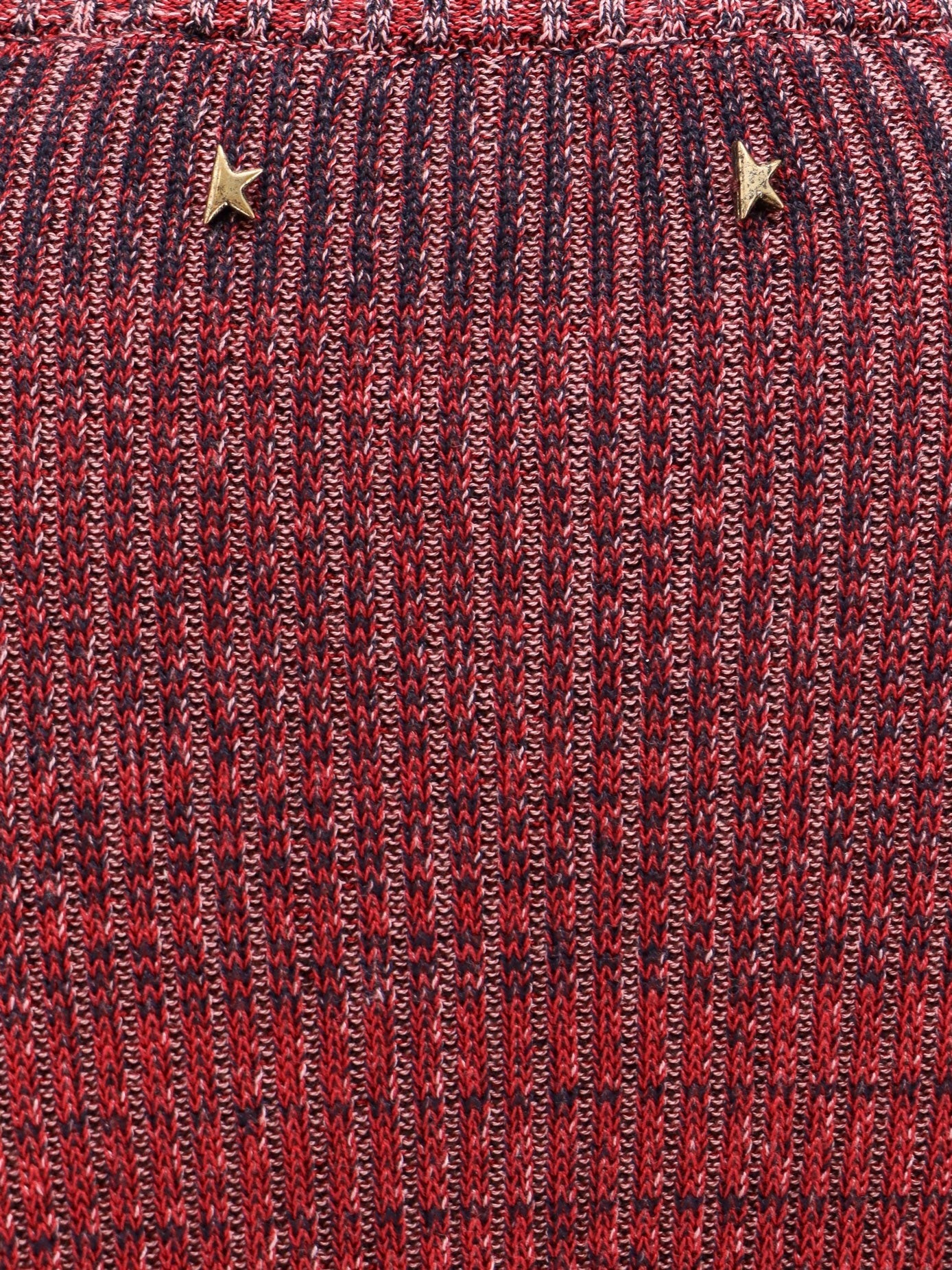 Golden Goose Deluxe Brand Knitted multicolor mini dress with stars detail