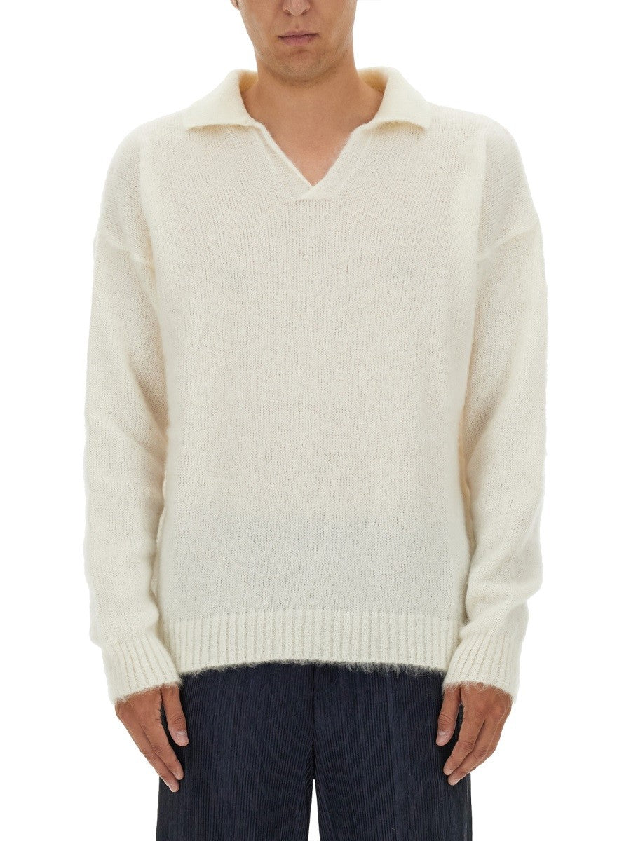 FAMILY FIRST KNITTED POLO.