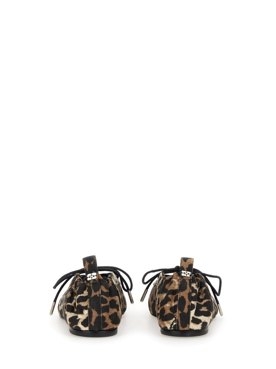 GANNI BALLERINA LACE-UP