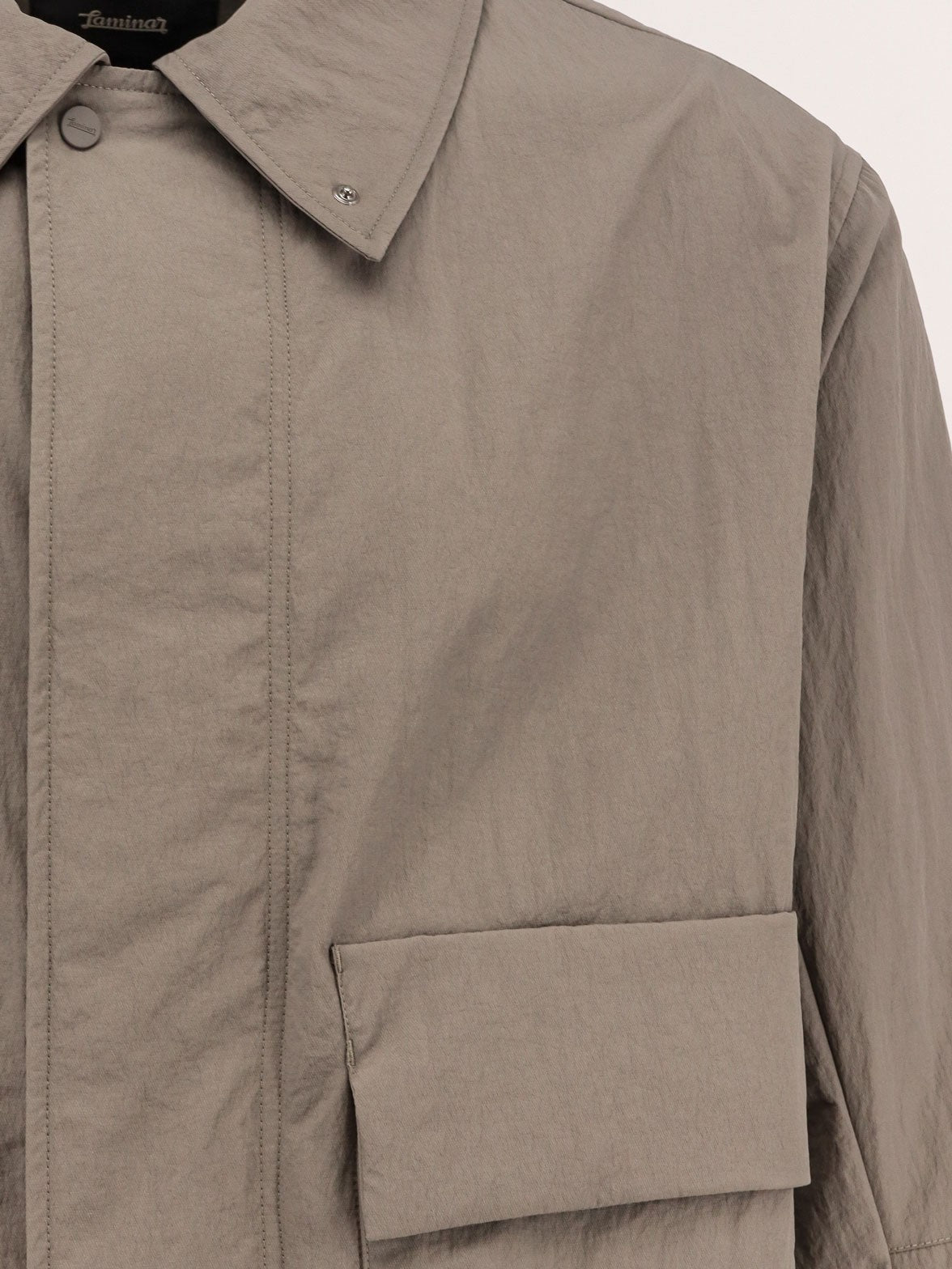 LAMINAR Laminar nylon jacket with maxi pockets