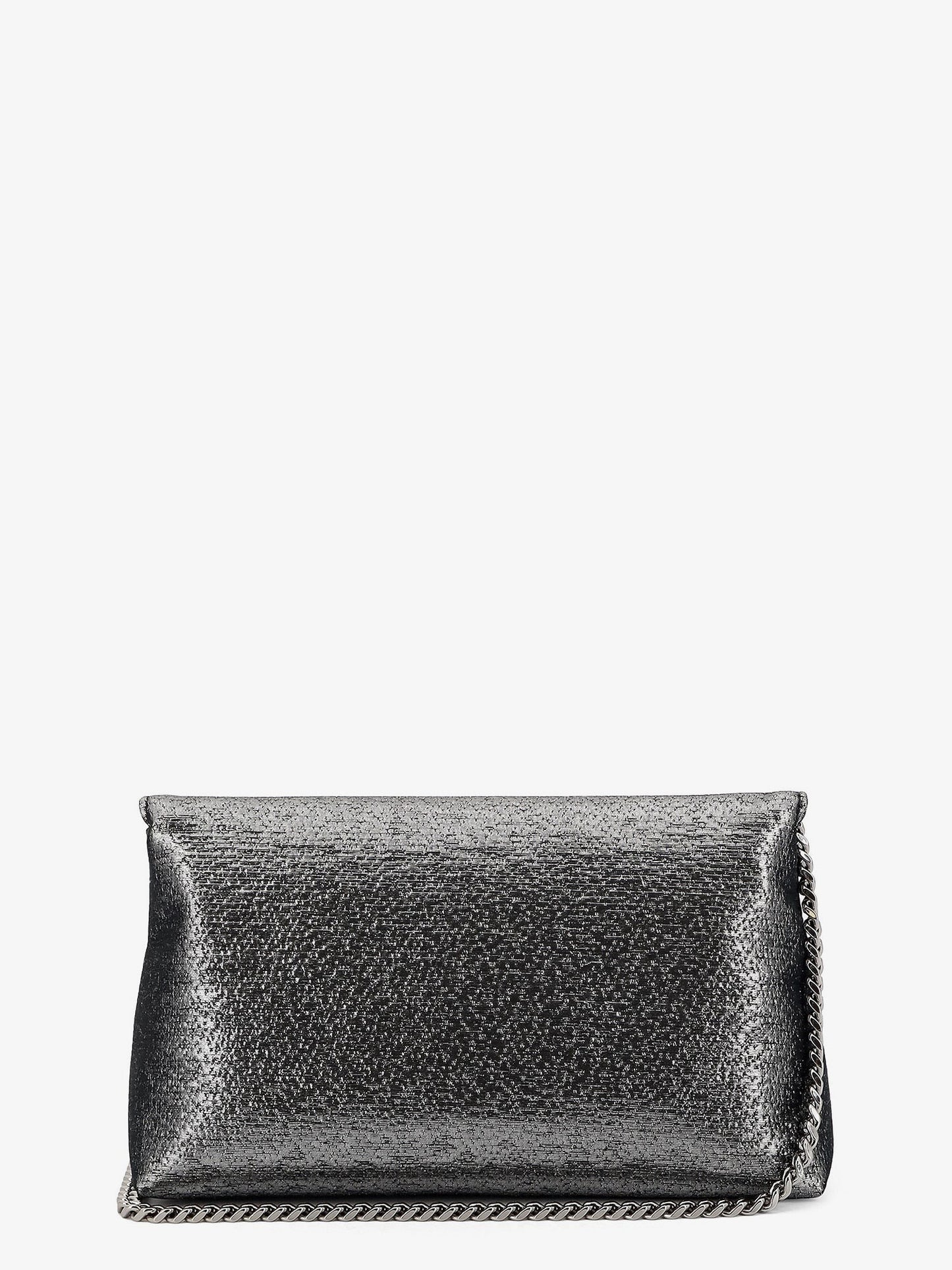 TOM FORD Laminated pochette with chain shoulder strap