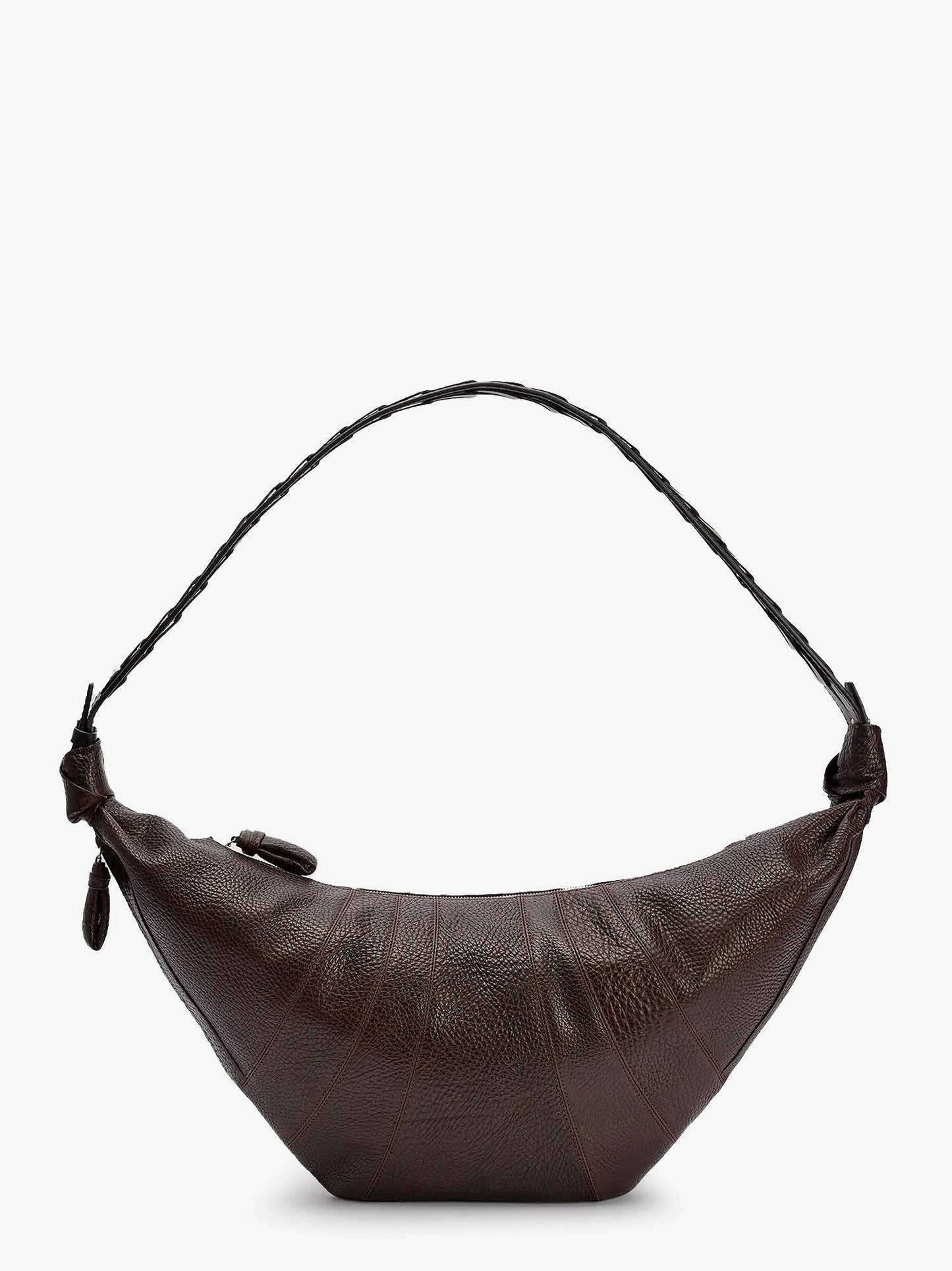 LEMAIRE Large croissant leather shoulder bag
