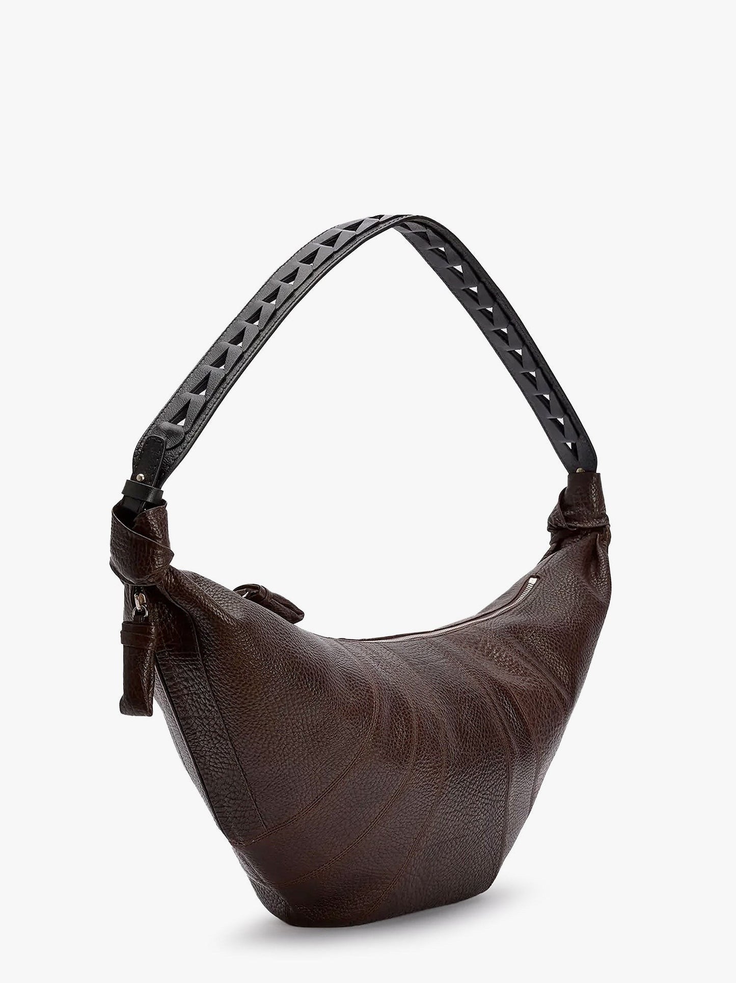 LEMAIRE Large croissant leather shoulder bag