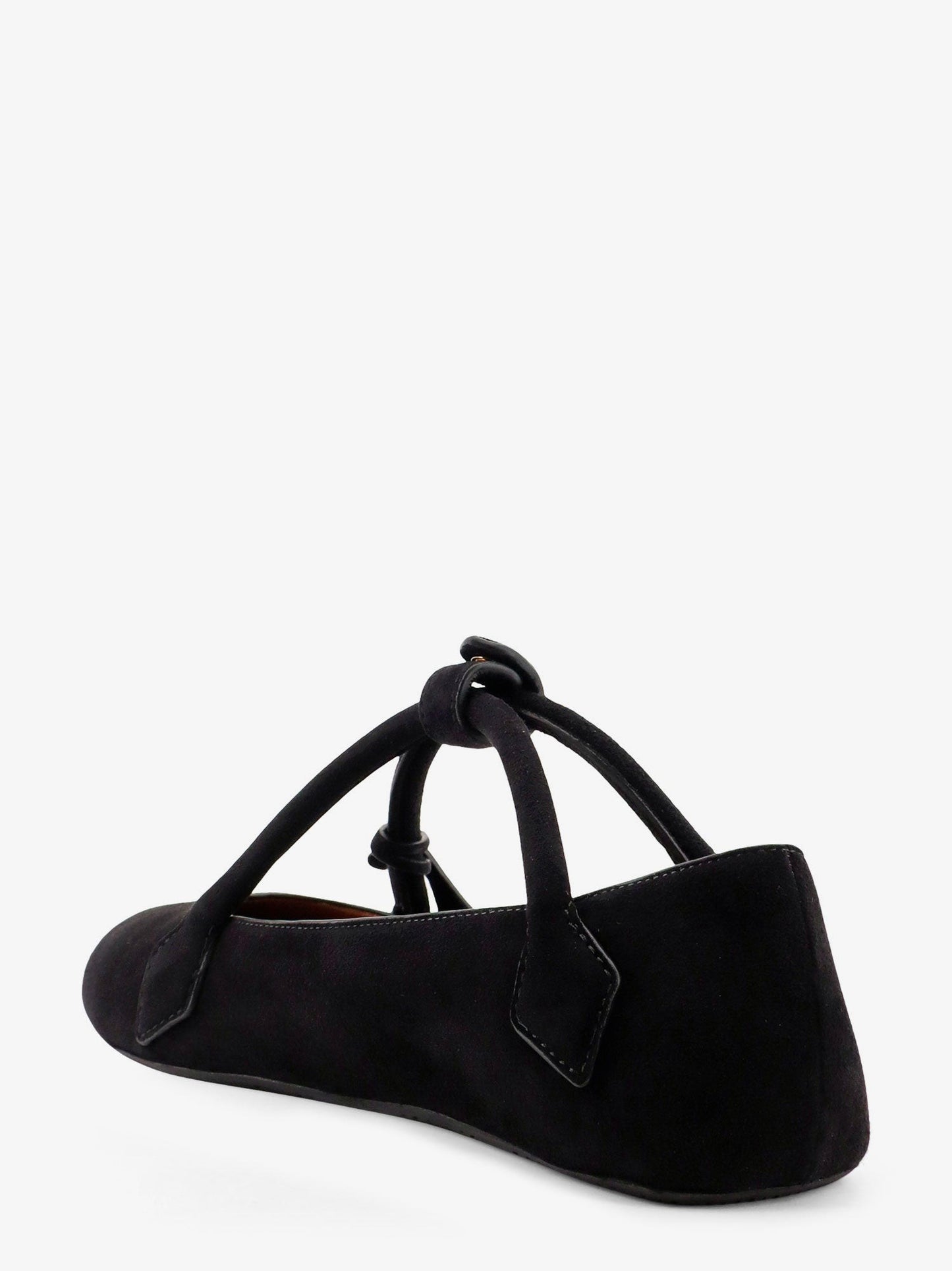 ALAIA Le Teckel Suede Ballet Flats