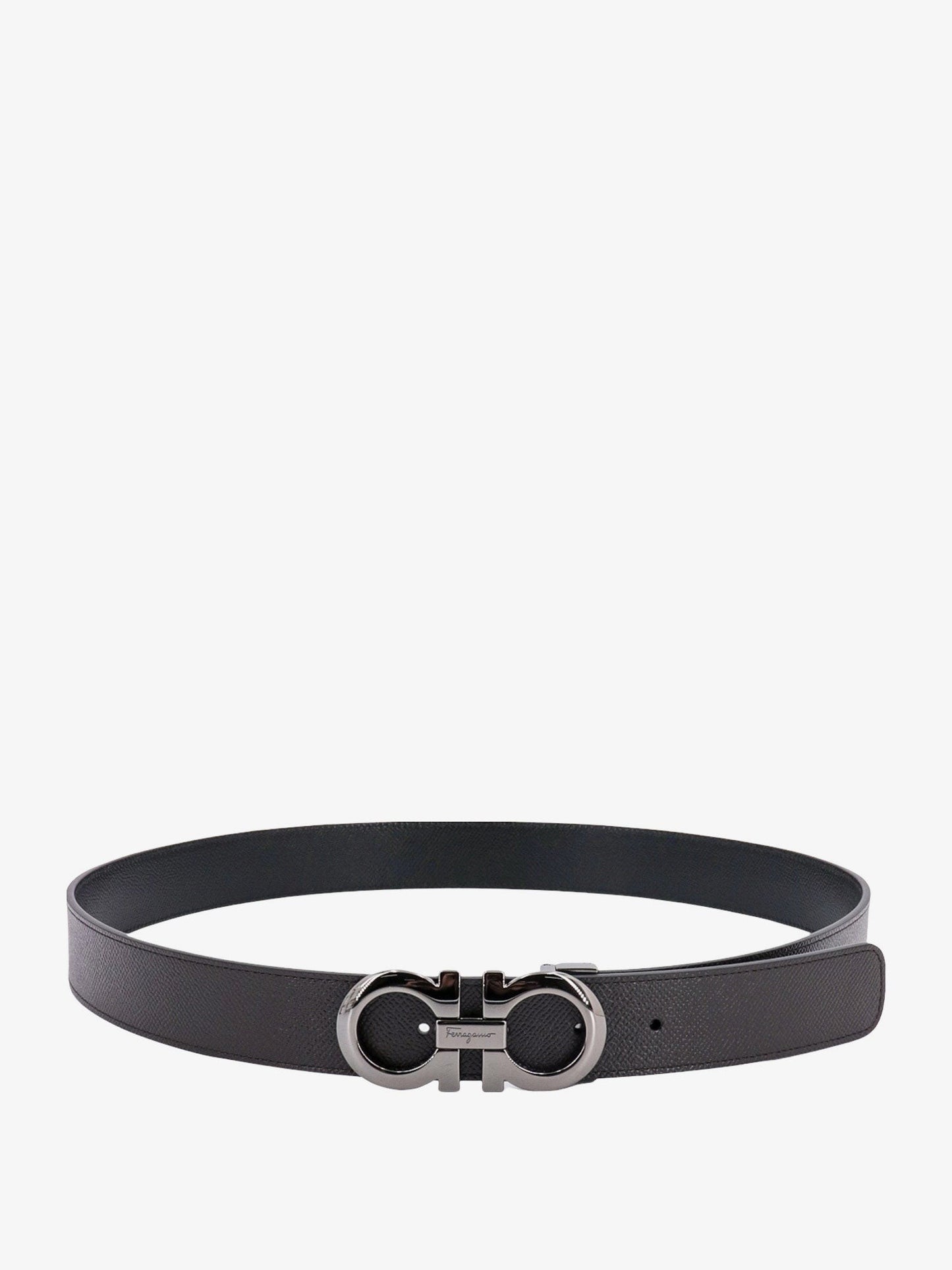 Ferragamo Leather belt with Gancini buckle