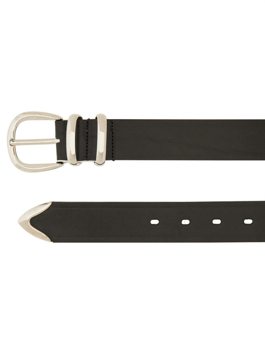 SUNFLOWER LEATHER BELT