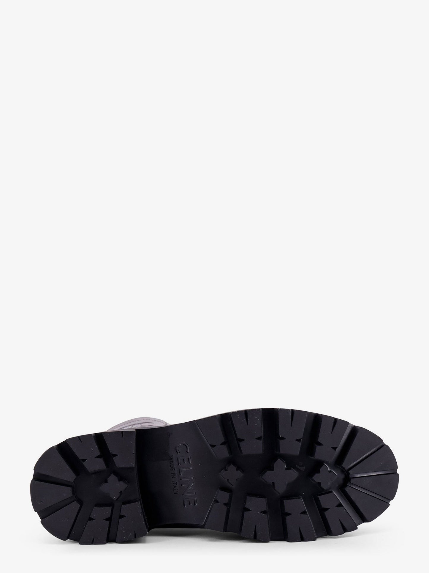Celine Leather boots with engraved logo