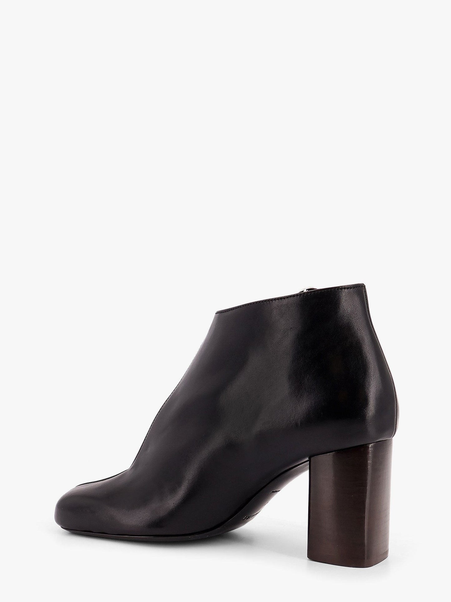 LEMAIRE Leather cut out ankle boots