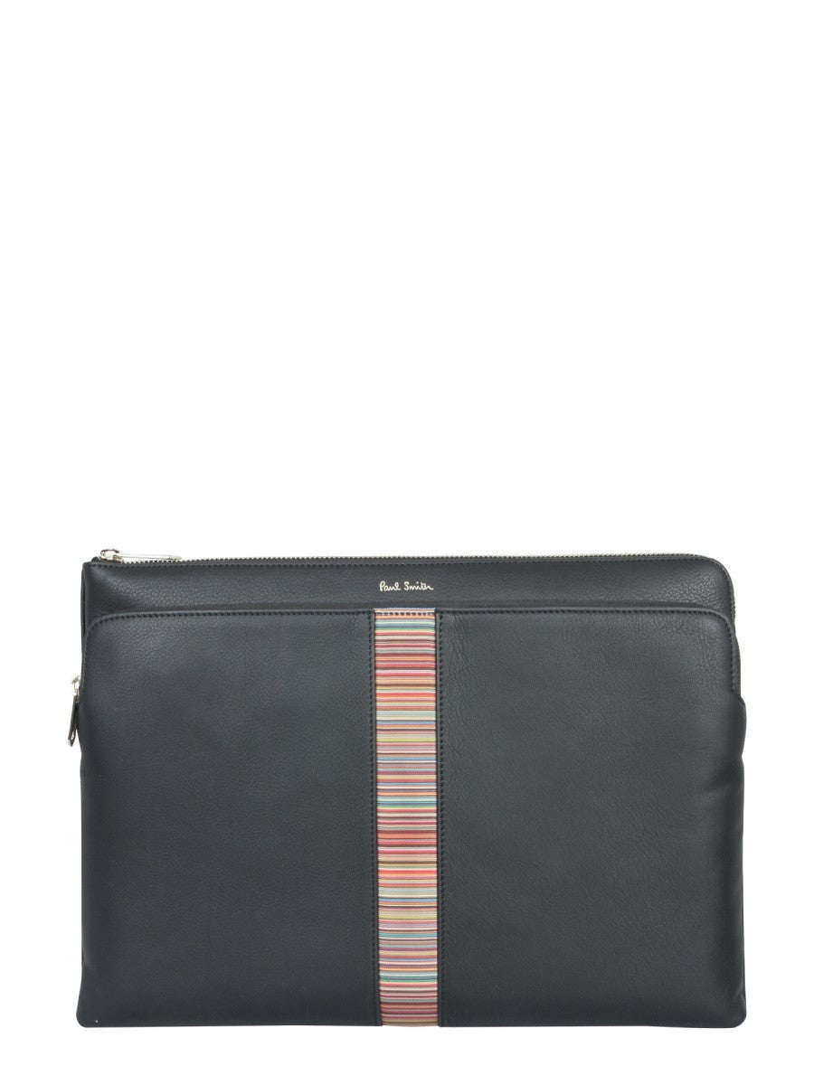 PAUL SMITH LEATHER DOCUMENT BAG
