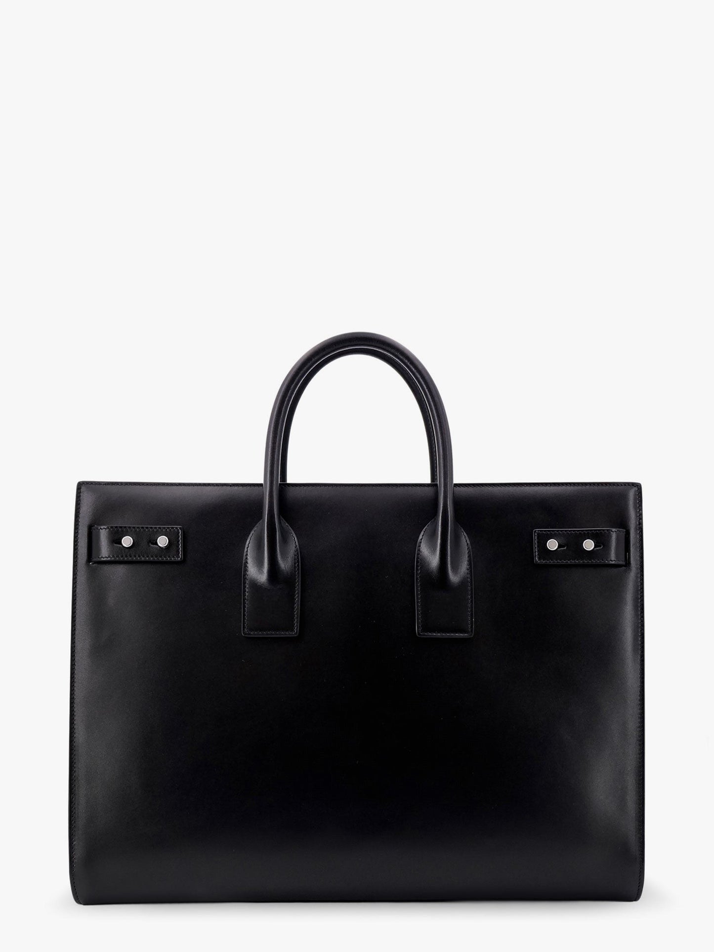 Saint Laurent Leather handbag with frontal logo print