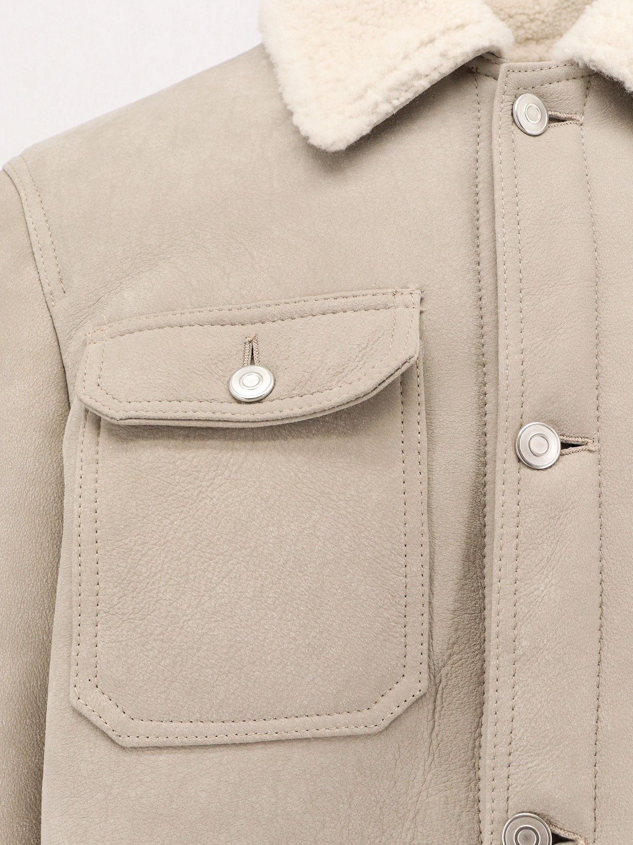 DFOUR Leather long jacket