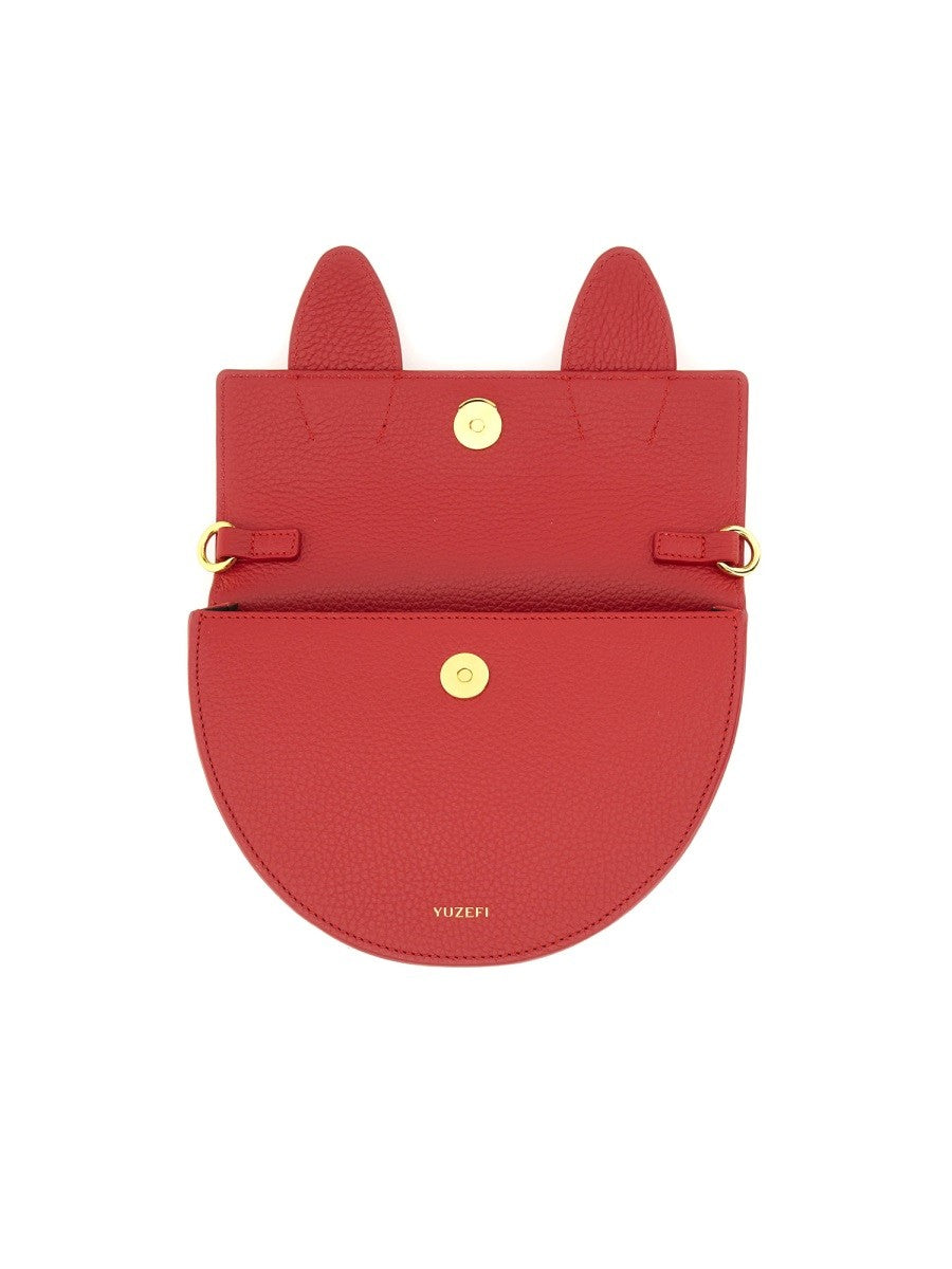 YUZEFI LEATHER "PRETZEL" BAG