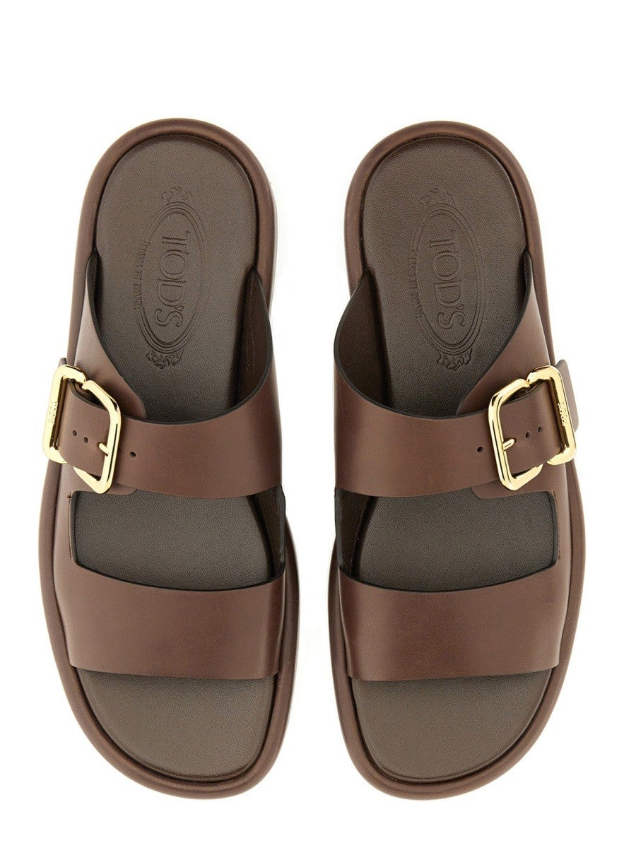 TOD'S LEATHER SANDAL