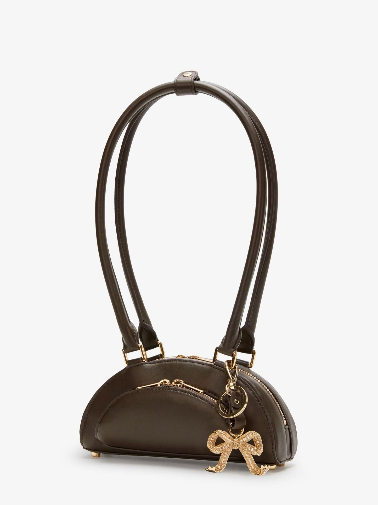 SELF PORTRAIT Leather shoulder bag with charms