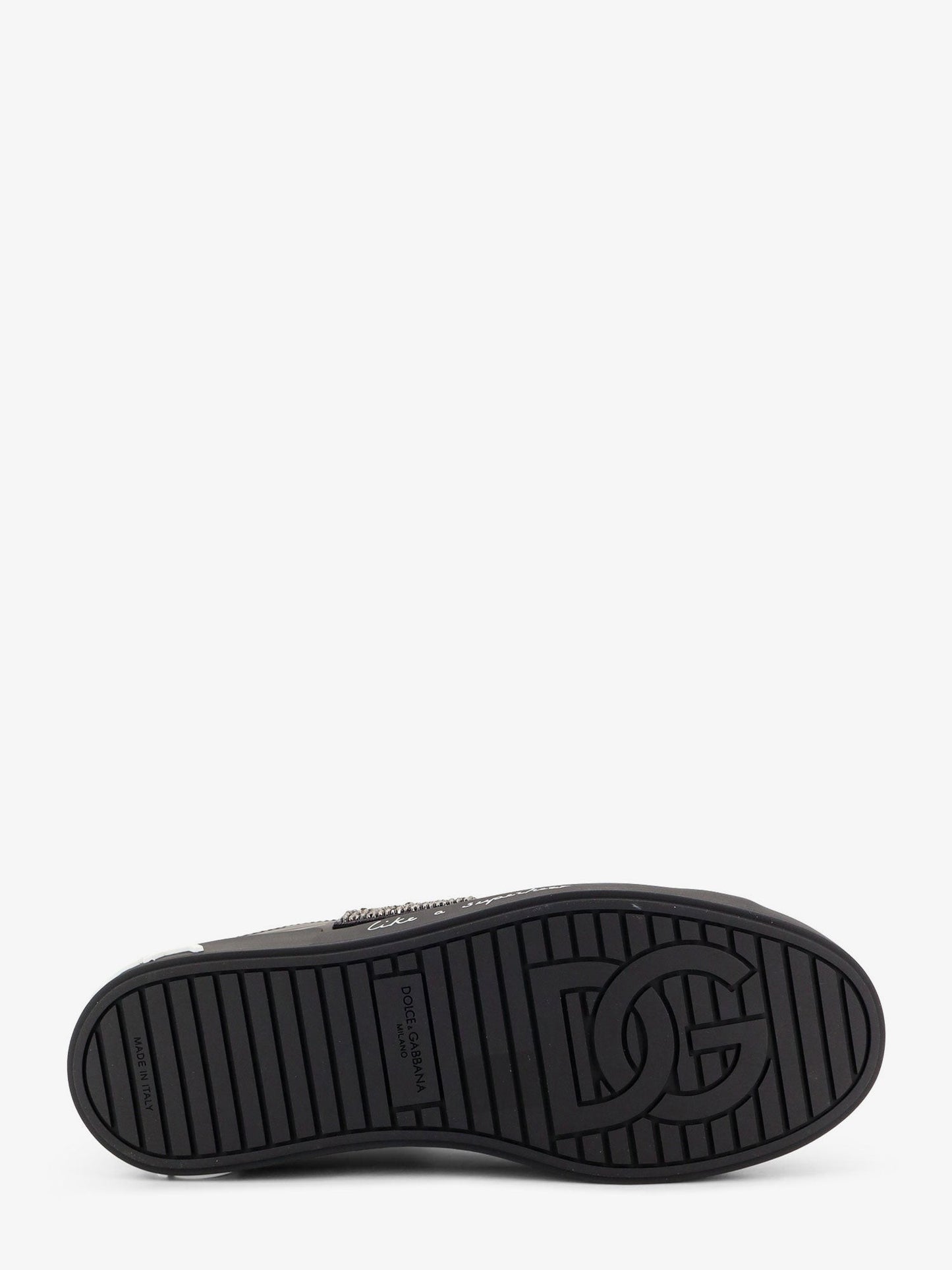 Dolce & Gabbana Leather sneakers with iconic prints