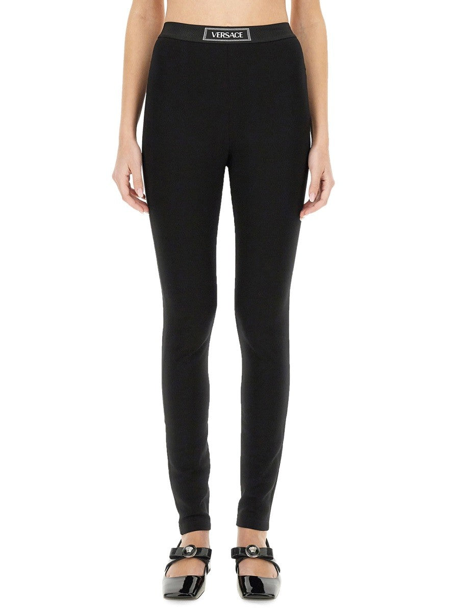 Versace LEGGINGS WITH LOGO