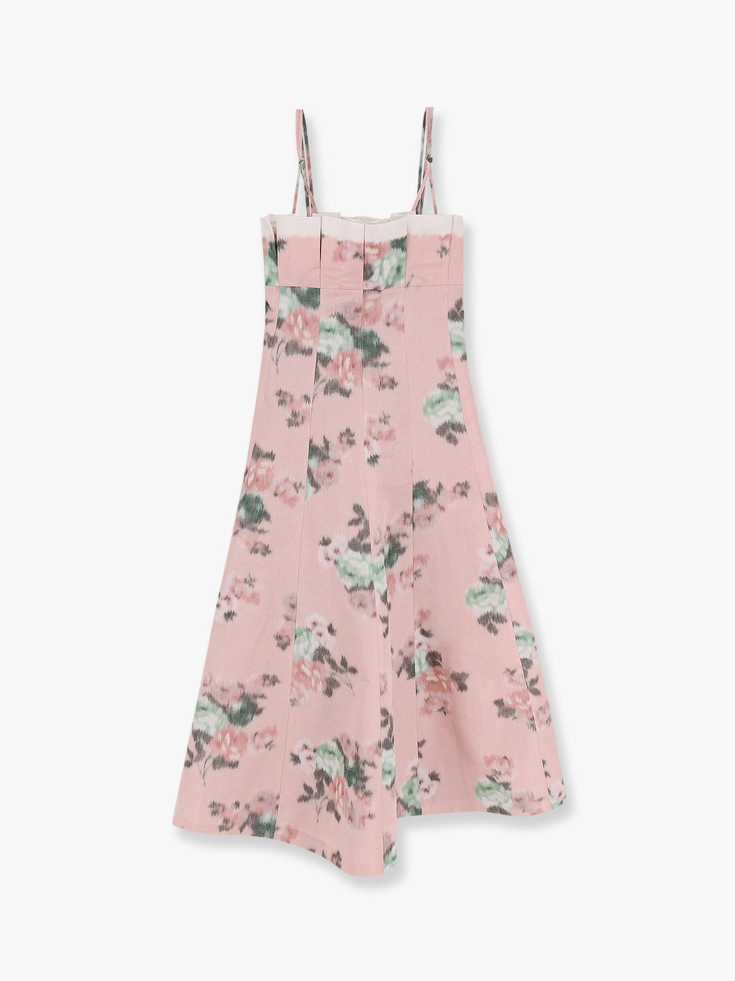 Philosophy Di Lorenzo Serafini Linen blend long dress with multicolor floral print