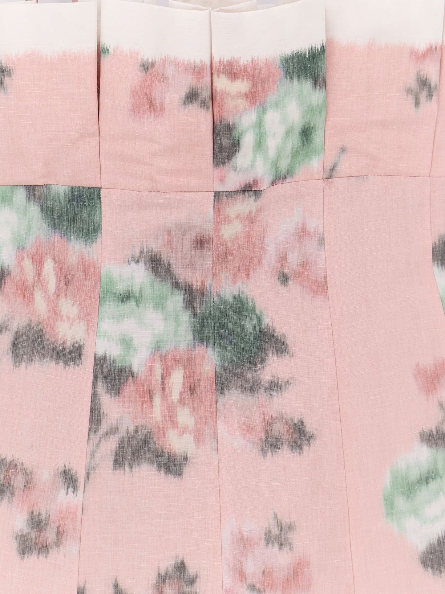 Philosophy Di Lorenzo Serafini Linen blend long dress with multicolor floral print