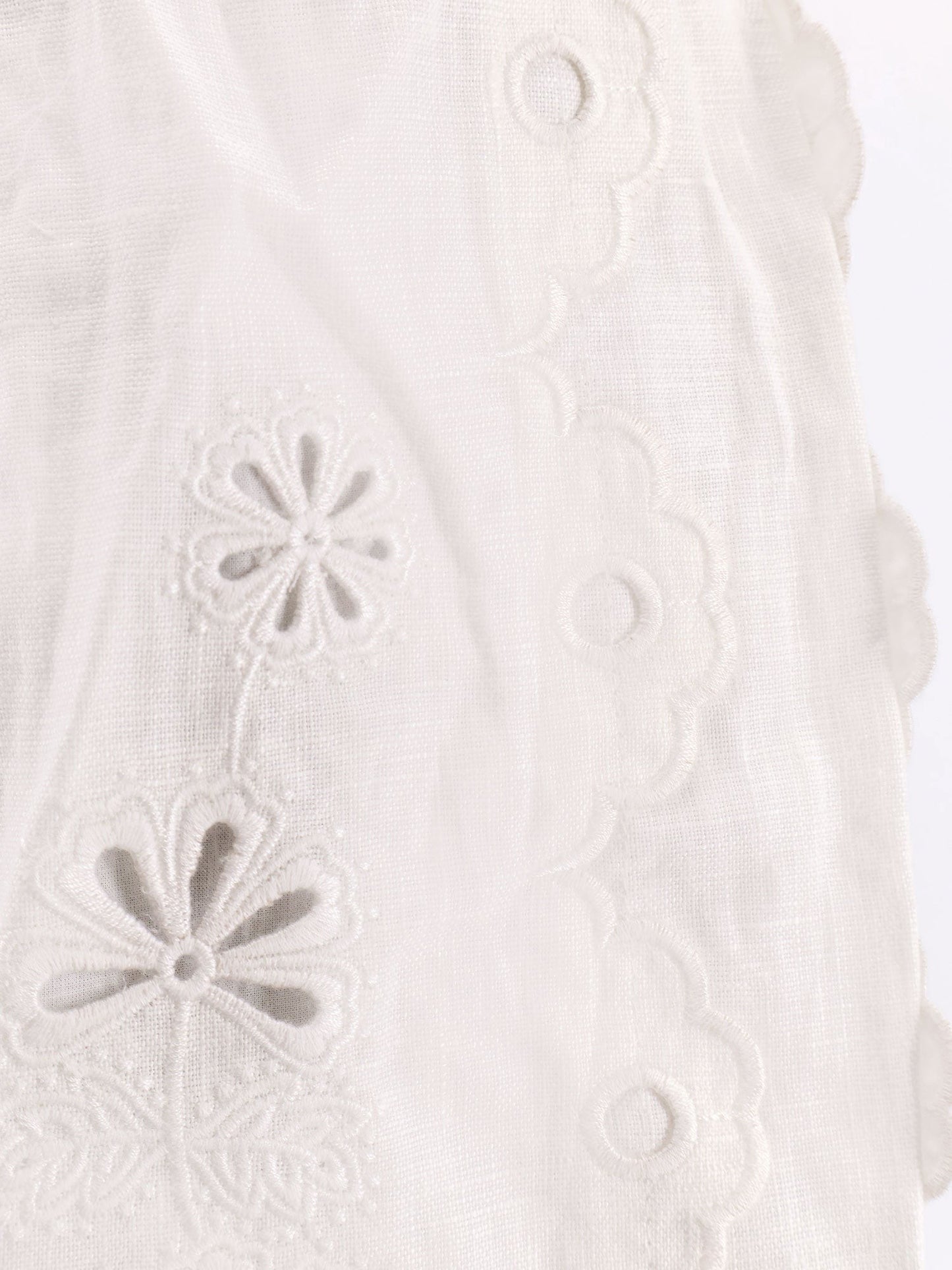 FARM RIO Linen perforated shorts