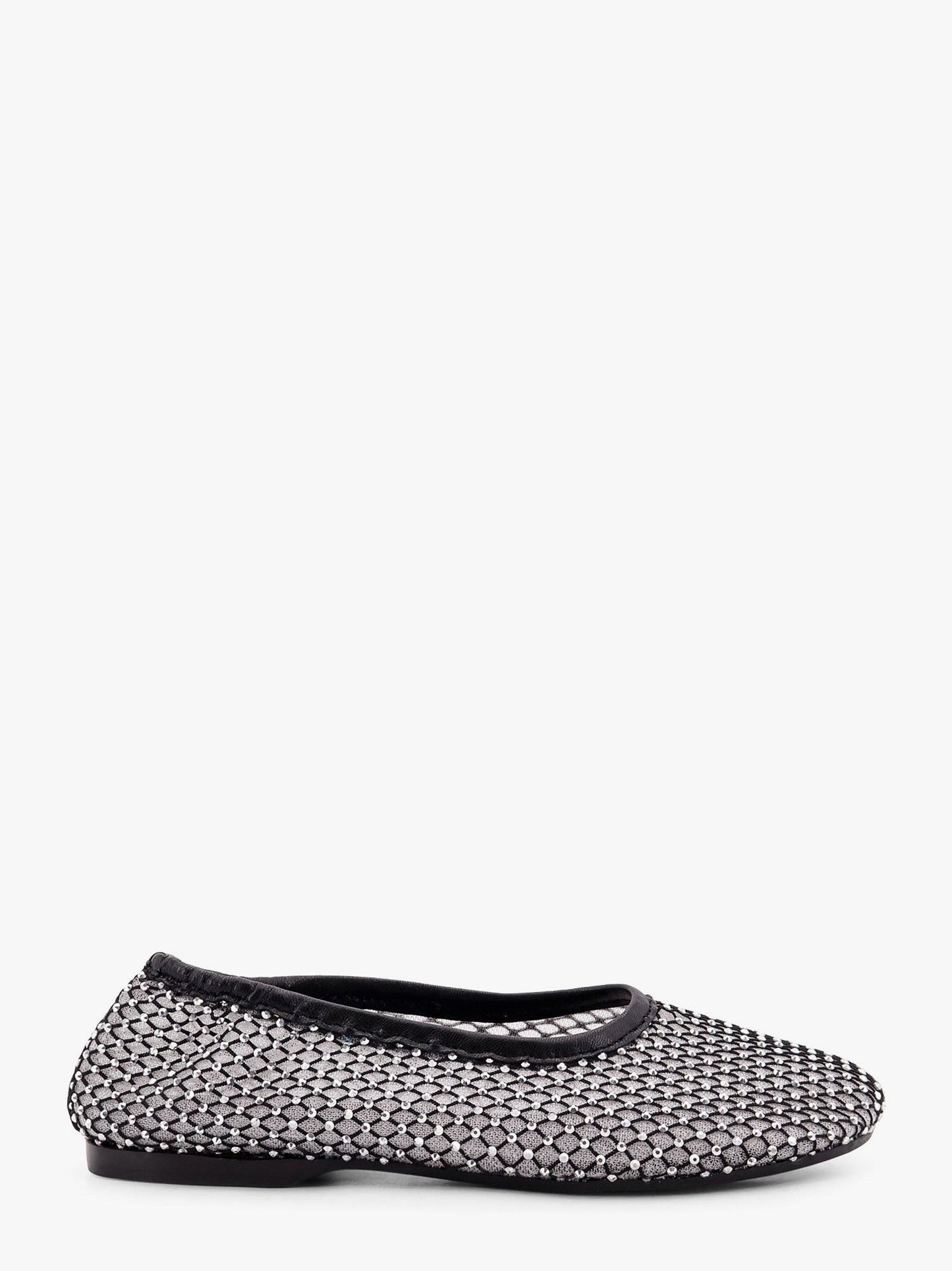 ALOHAS Lorain mesh ballerinas with rhinestones inserts
