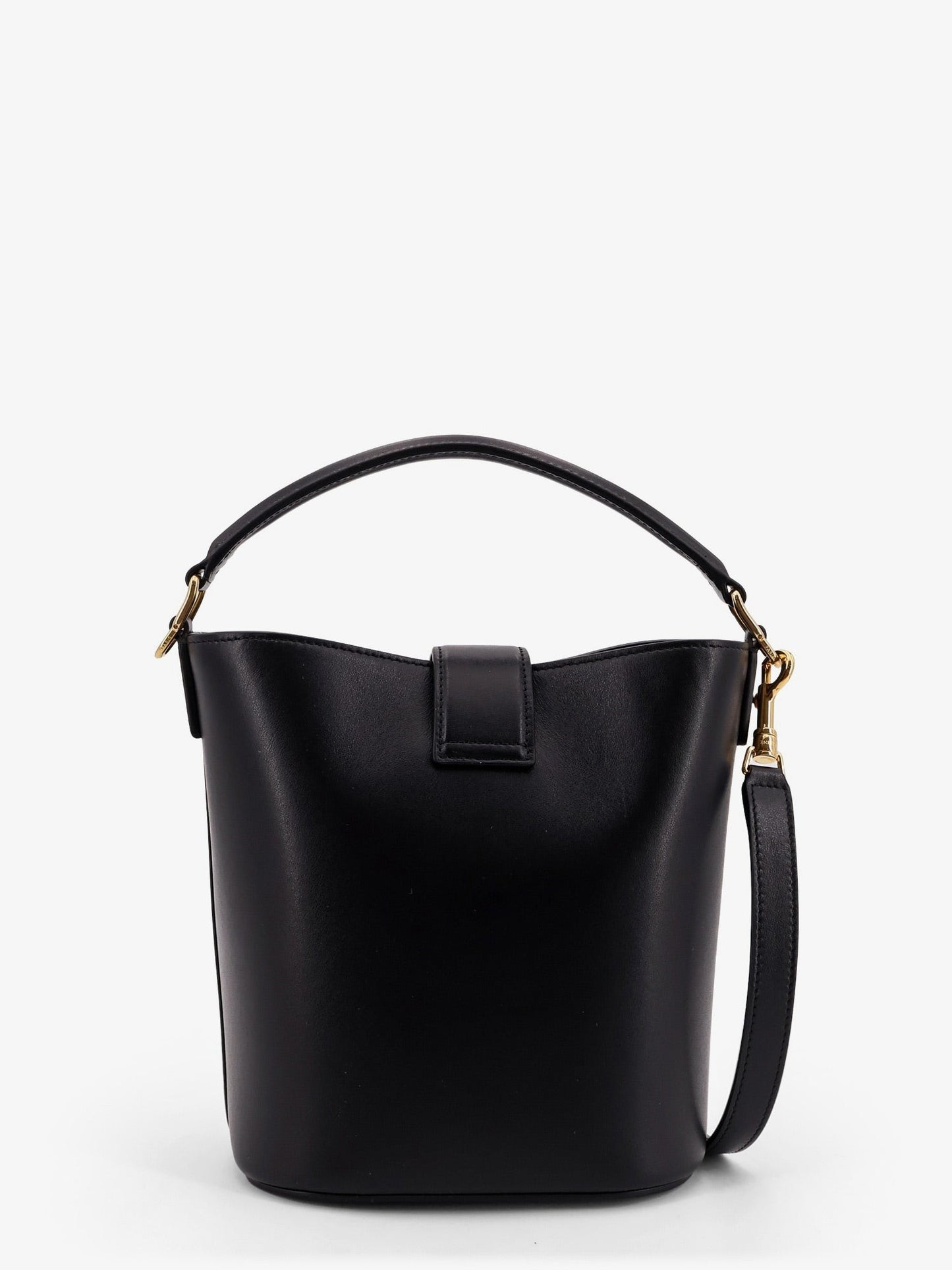 Celine Louise Small leather bucket bag