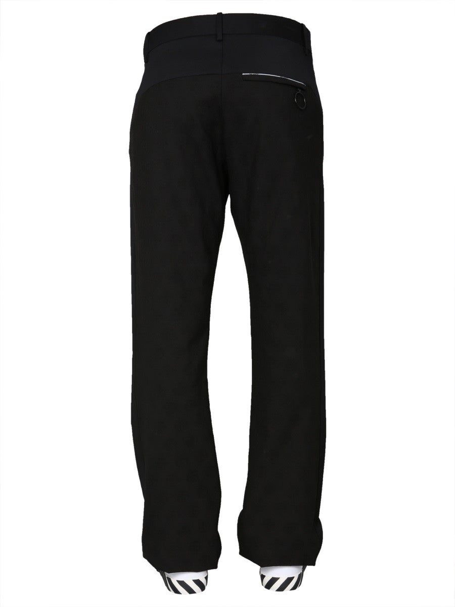 Off-white "LOW FIT" TROUSERS