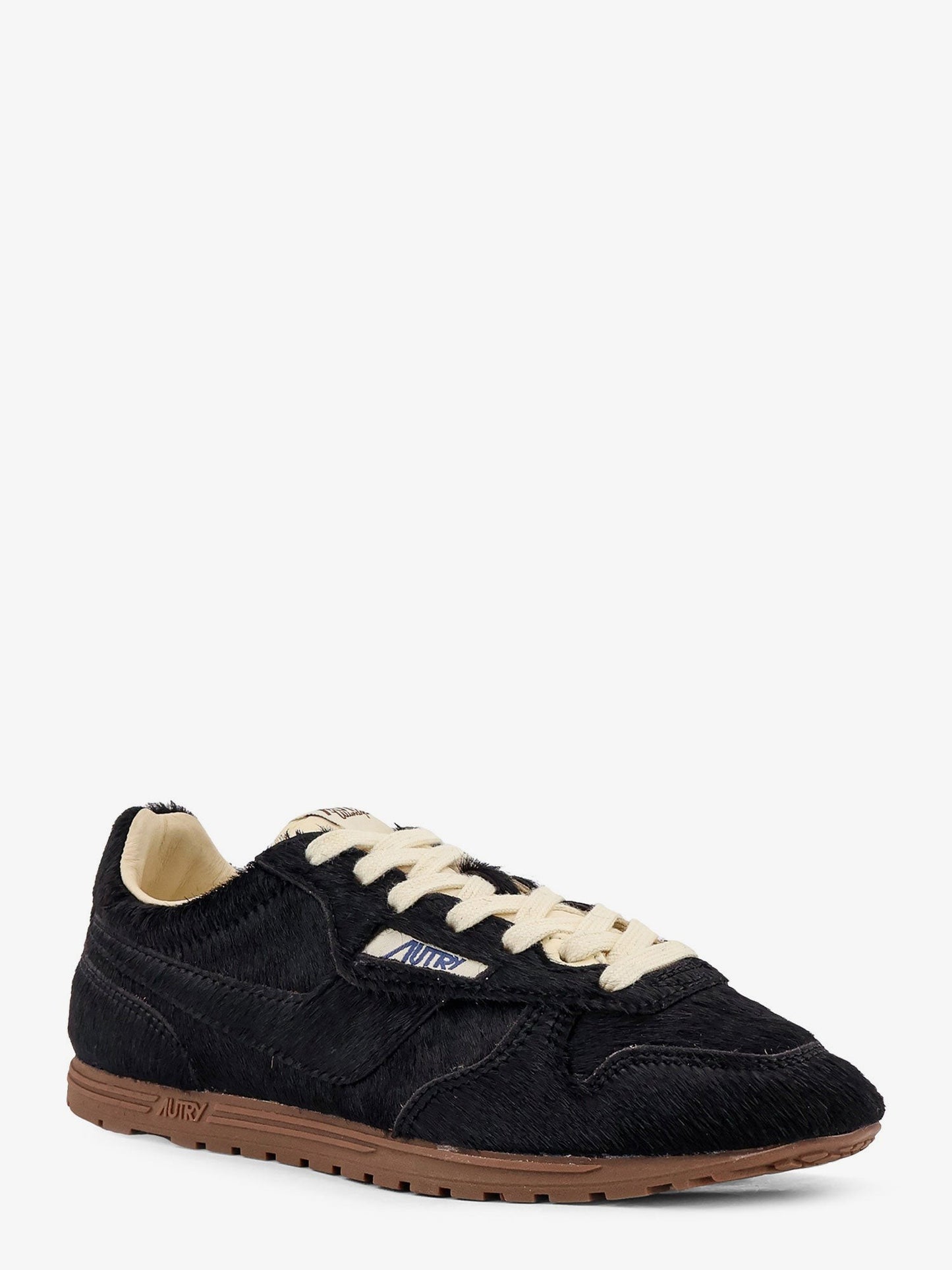 Autry Low-top Windspin pony skin sneakers