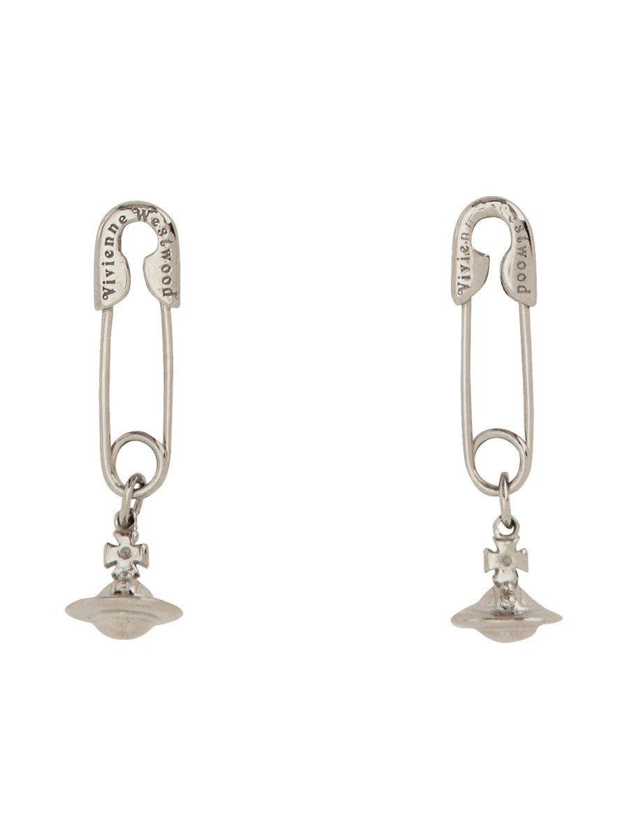 Vivienne Westwood "LUCRECE" EARRINGS WITH "ORB" PENDANT