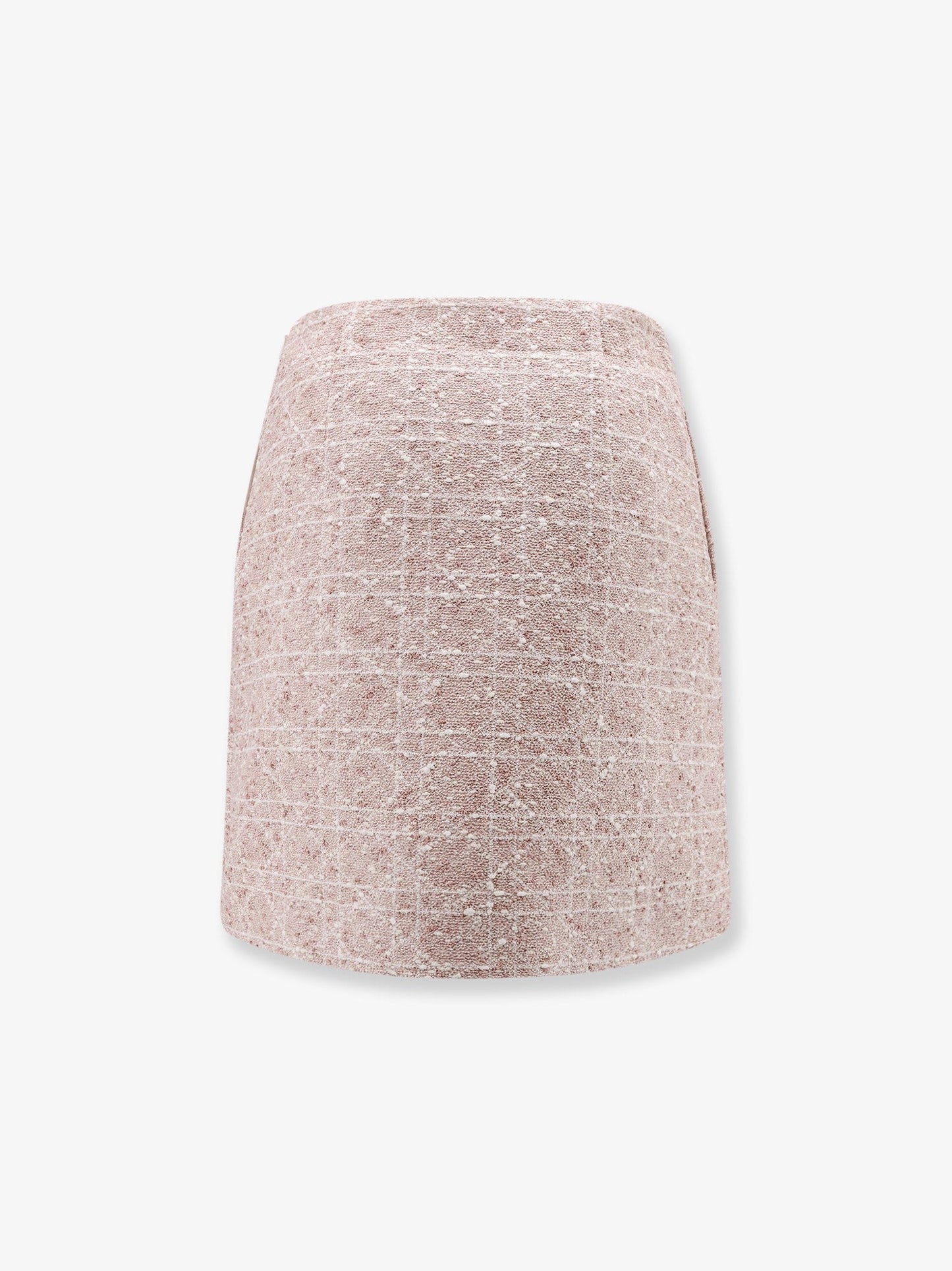 Dior Macrocannage cotton blend tweed mini skirt