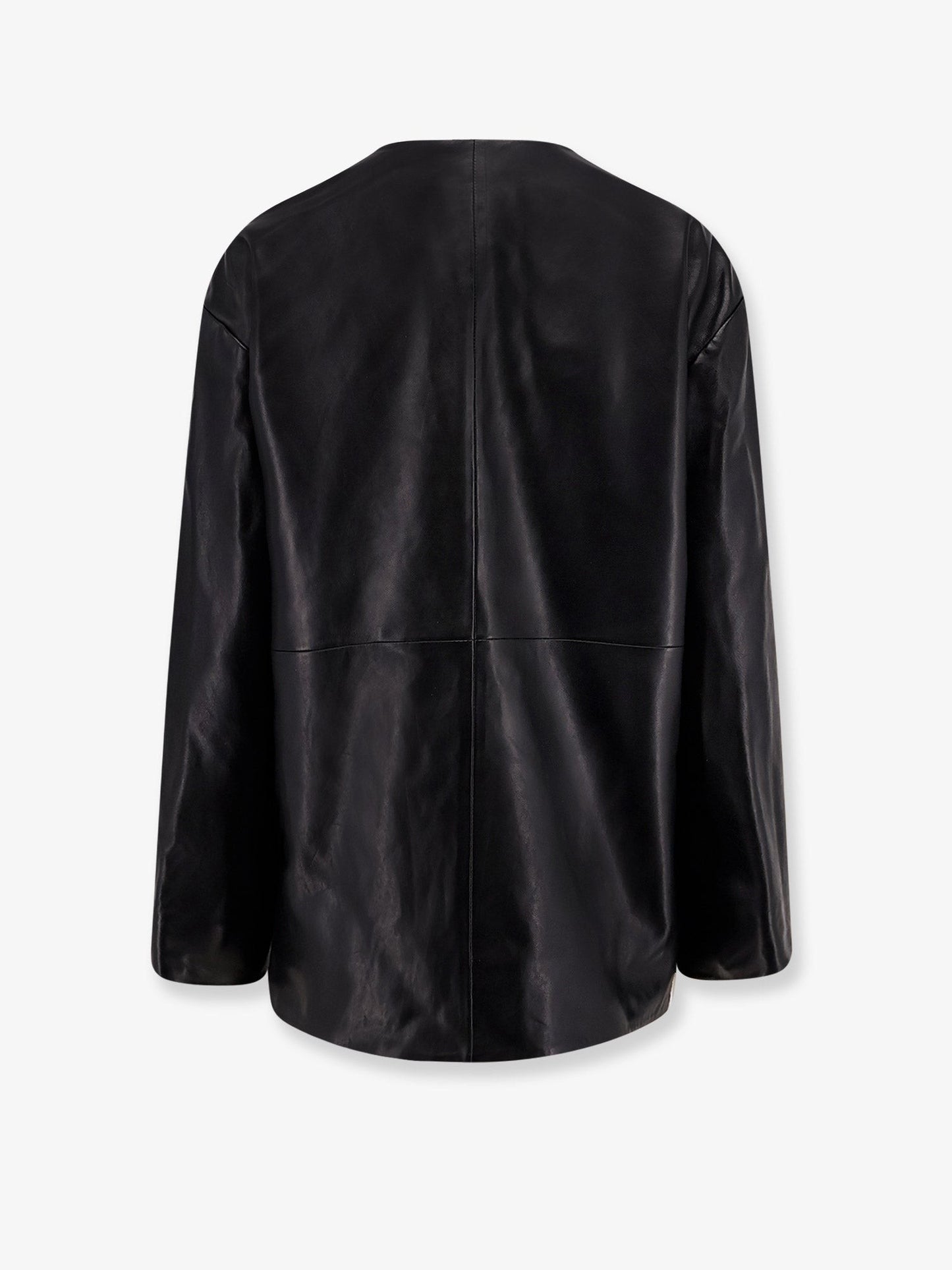 ROHE Mandarin closure leather jacket