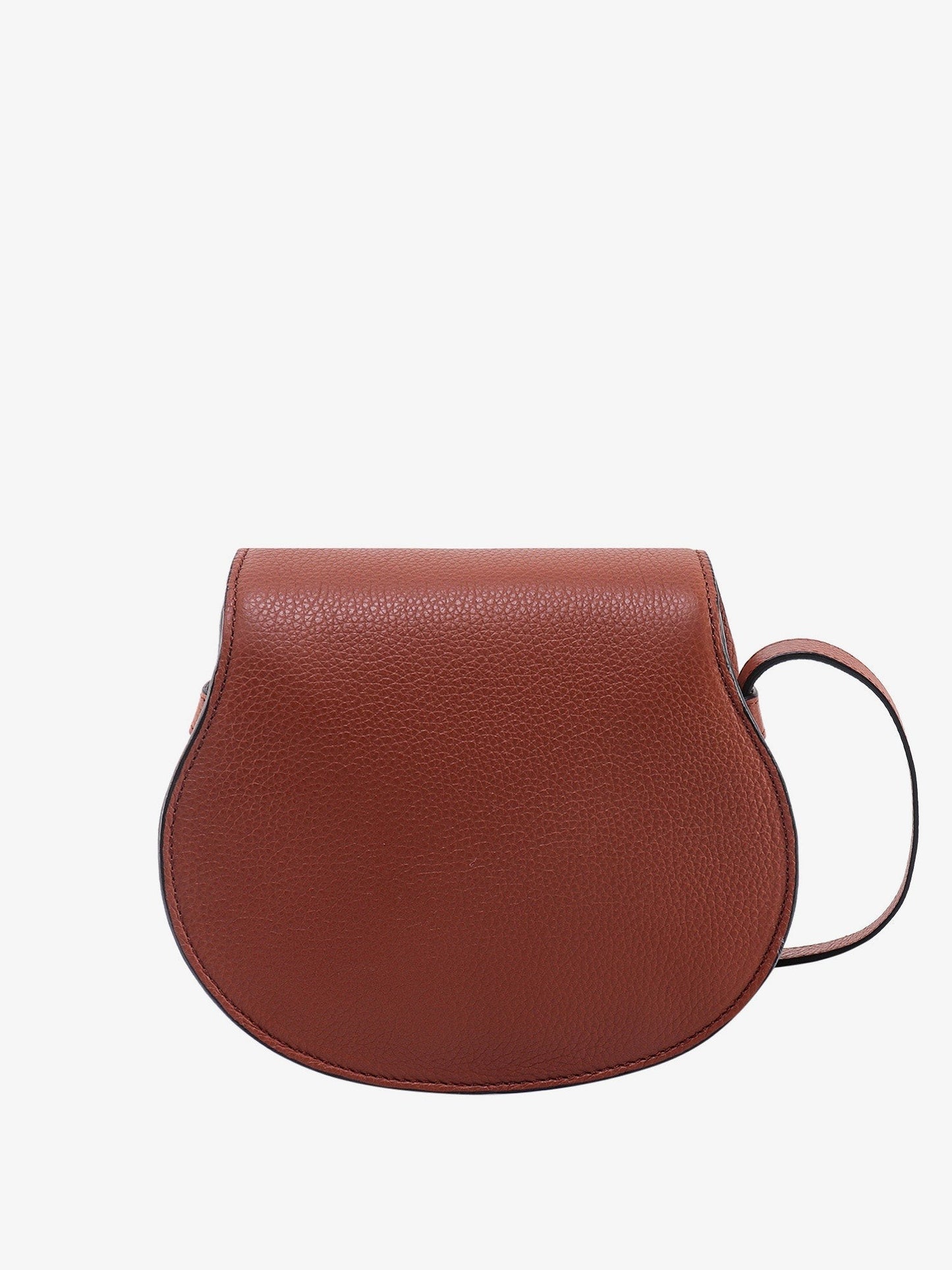 CHLOE' Marcie small leather shoulder bag with logo engraving