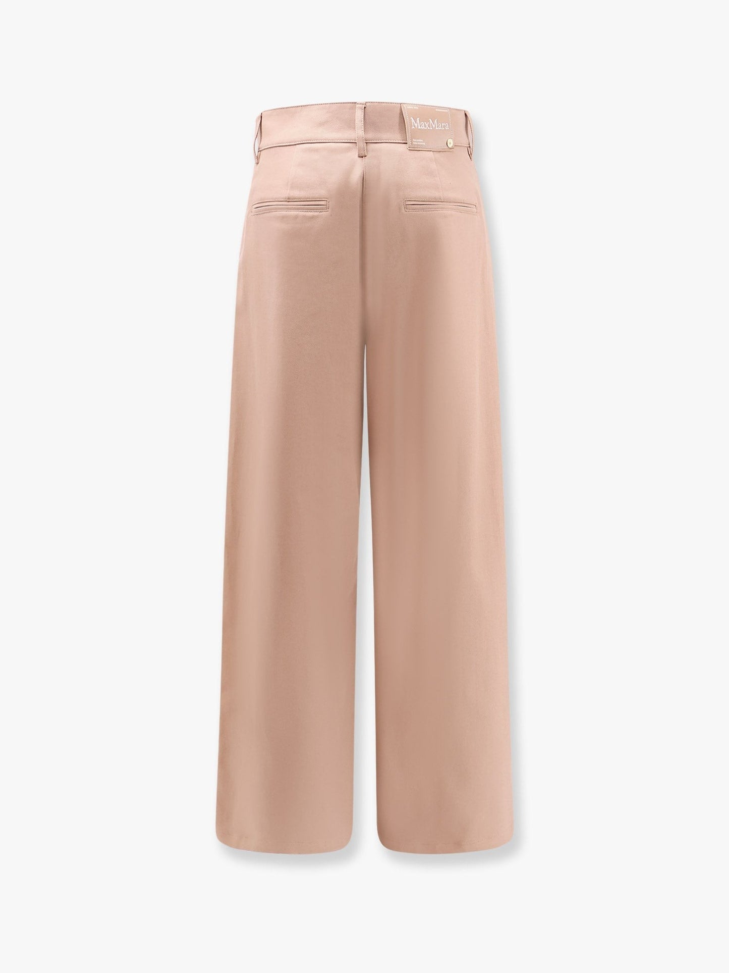 'S MAX MARA Marianna distressed fabric trouser