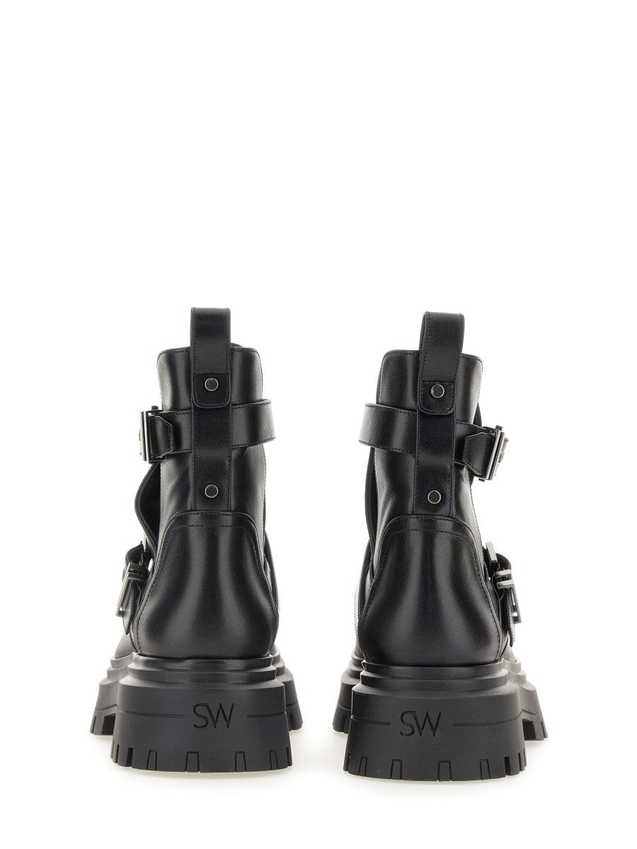 Stuart Weitzman MAVERICK BEDFORD MOTORCYCLE BOOT