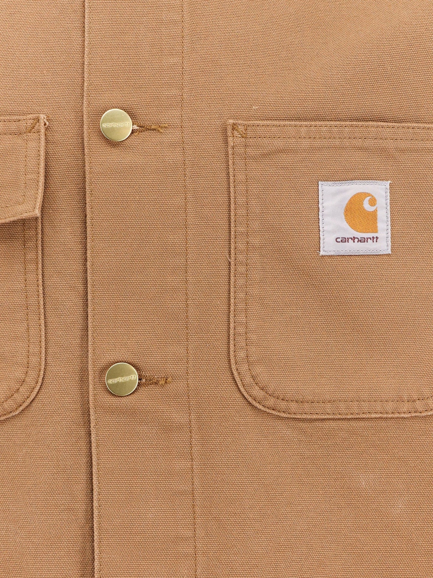 Carhartt Wip Michigan organic cotton jacket with frontal logo patch