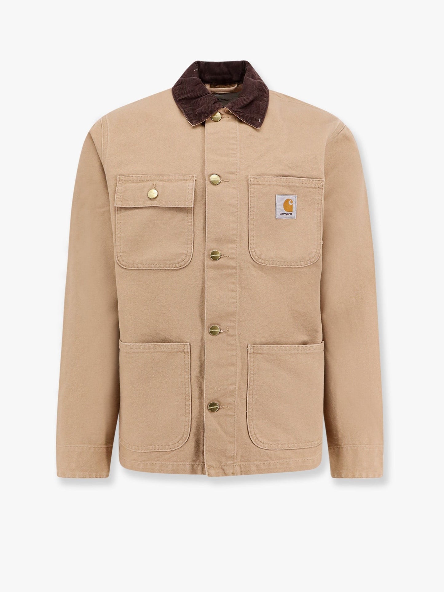 Carhartt Wip Michigan organic cotton jacket with frontal logo patch