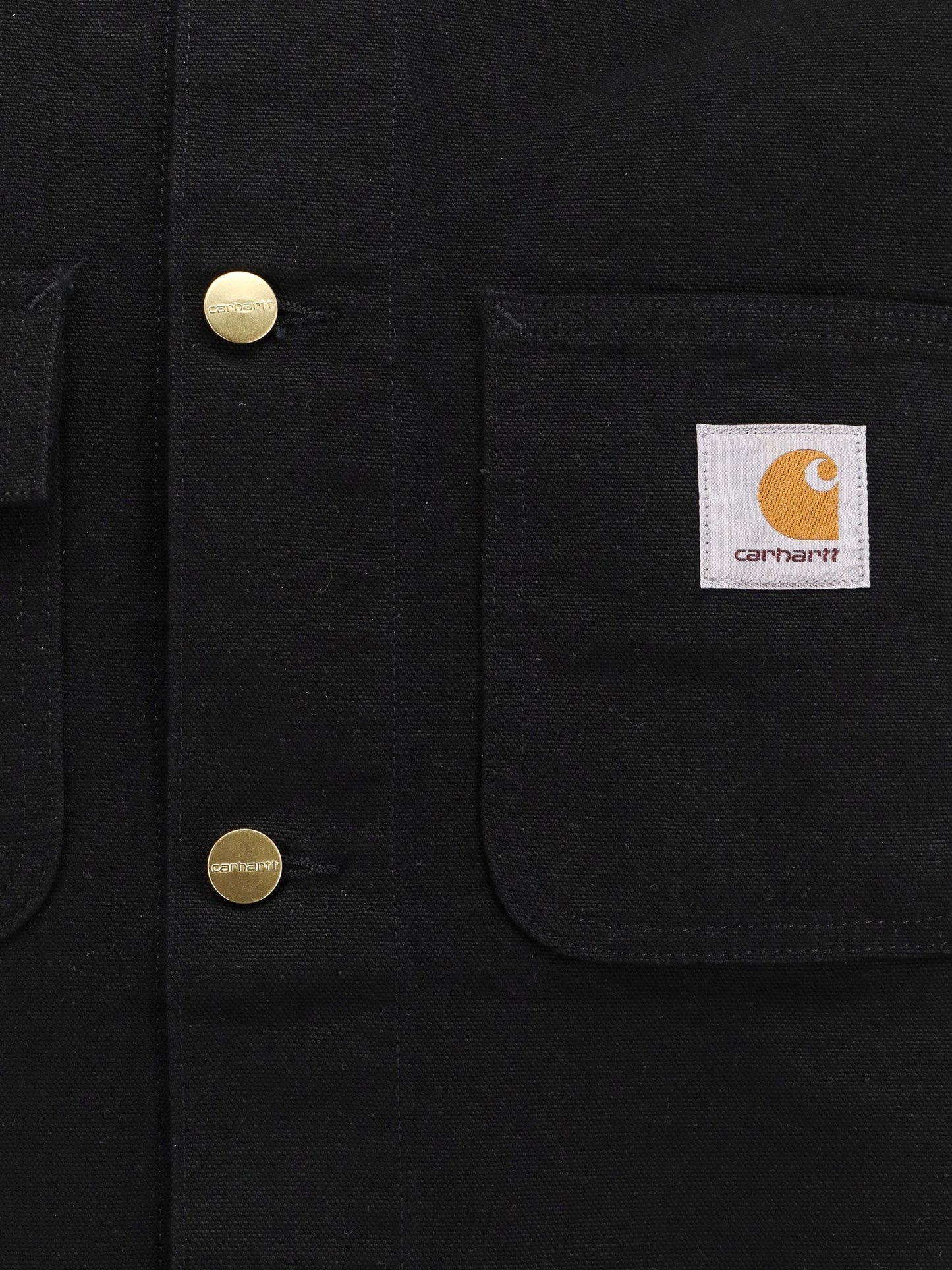 Carhartt Wip Michigan organic cotton jacket with frontal logo patch