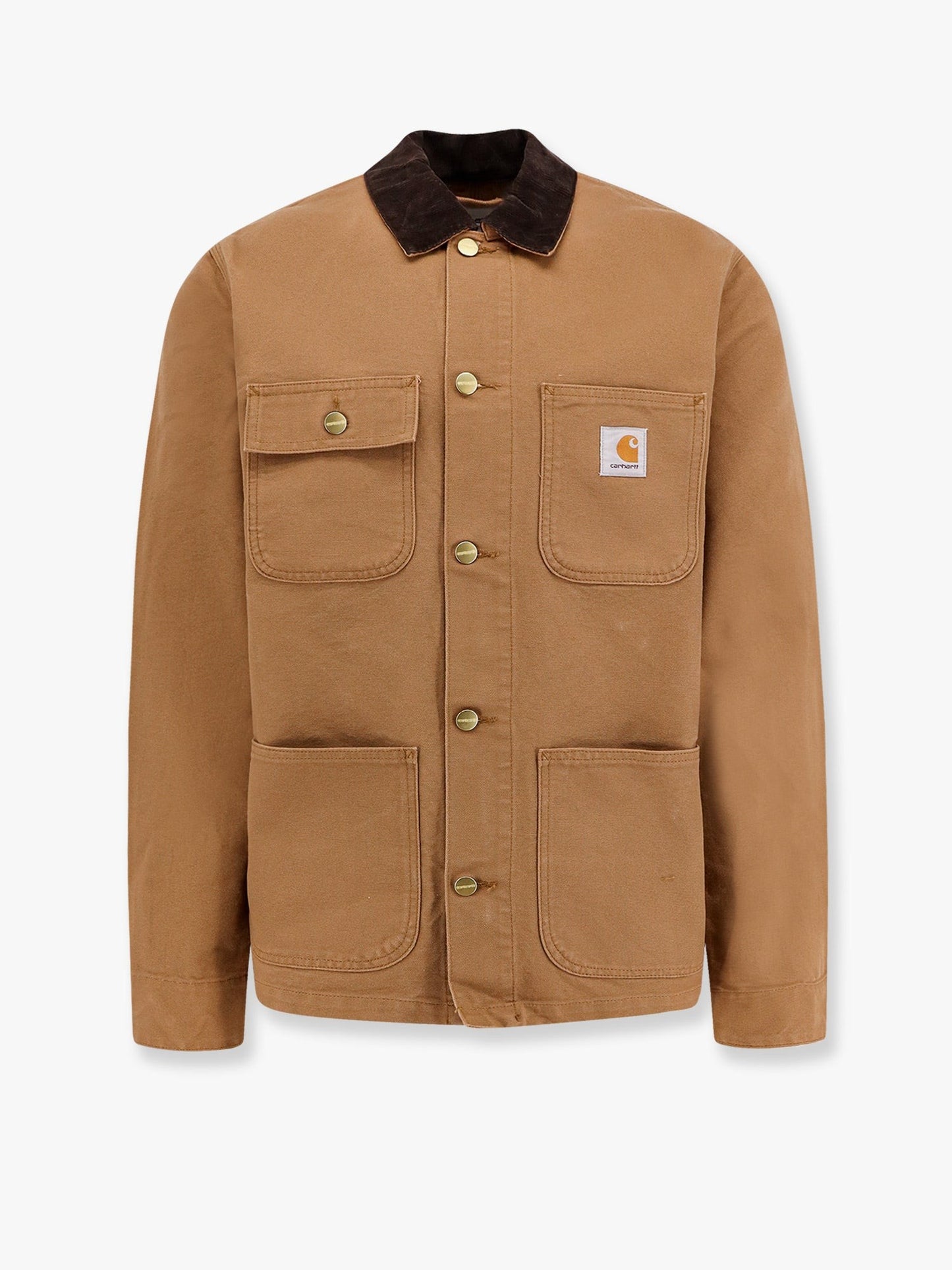 Carhartt Wip Michigan organic cotton jacket with frontal logo patch