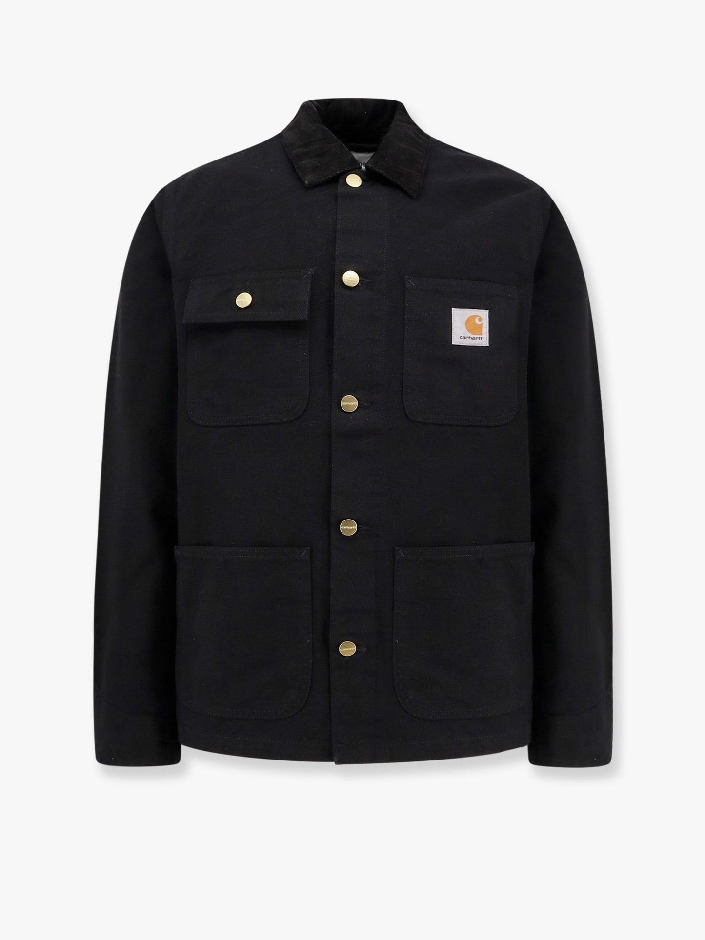 Carhartt Wip Michigan organic cotton jacket with frontal logo patch