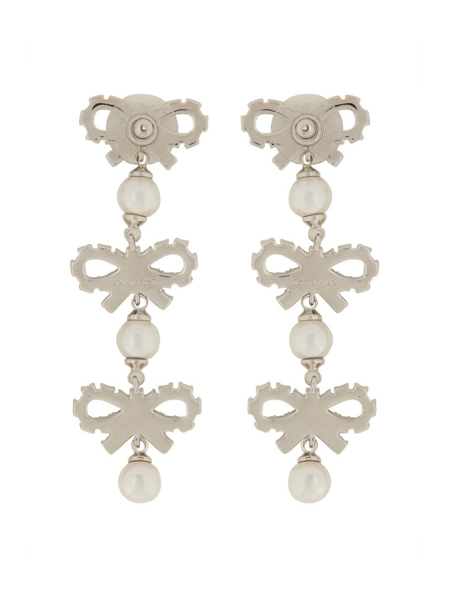 SELF-PORTRAIT MICRO BOW EARRINGS