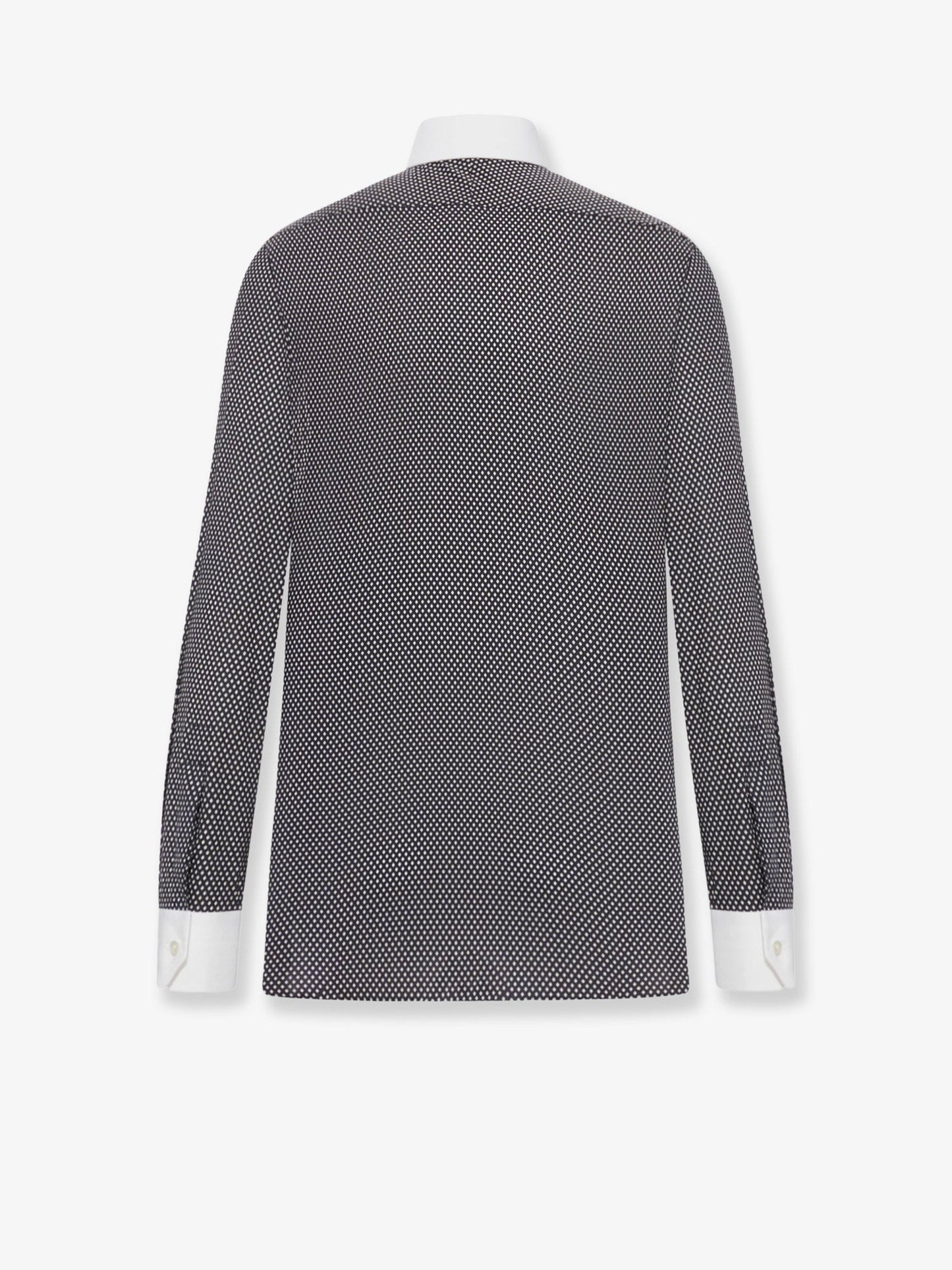 TOM FORD Microfantasy cotton shirt