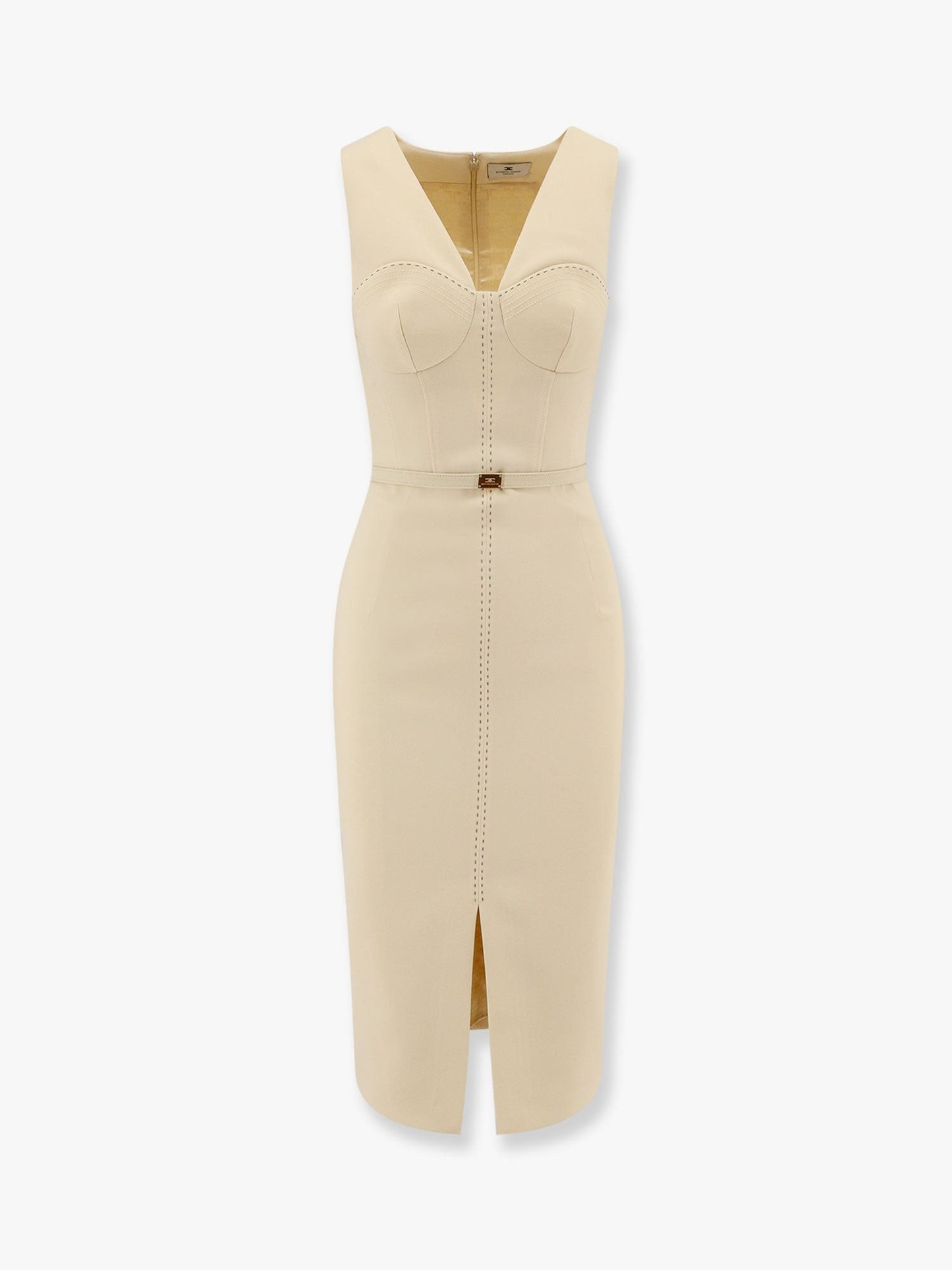 Elisabetta Franchi Midi dress with padded cups
