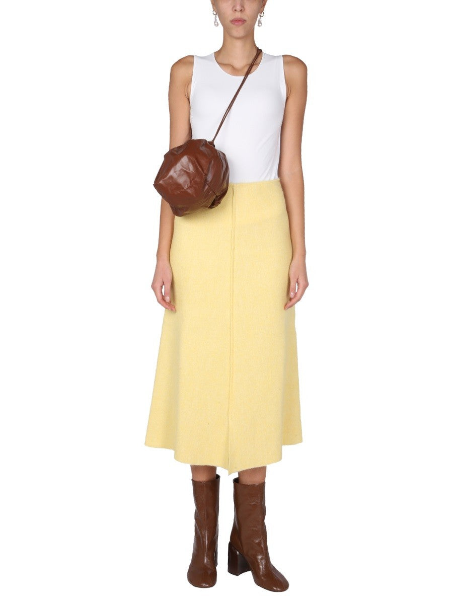 JIL SANDER MIDI SKIRT