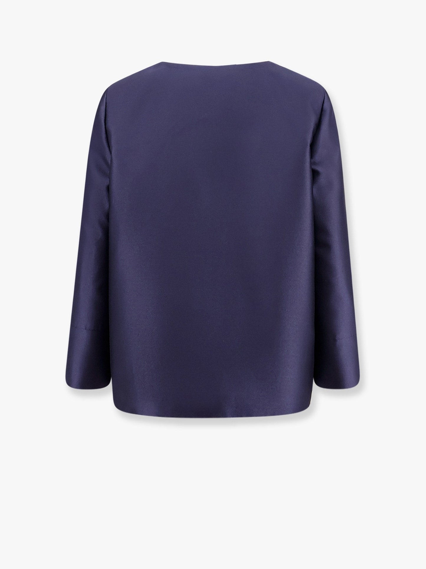 alberta ferretti Mikado blazer with viscose lining