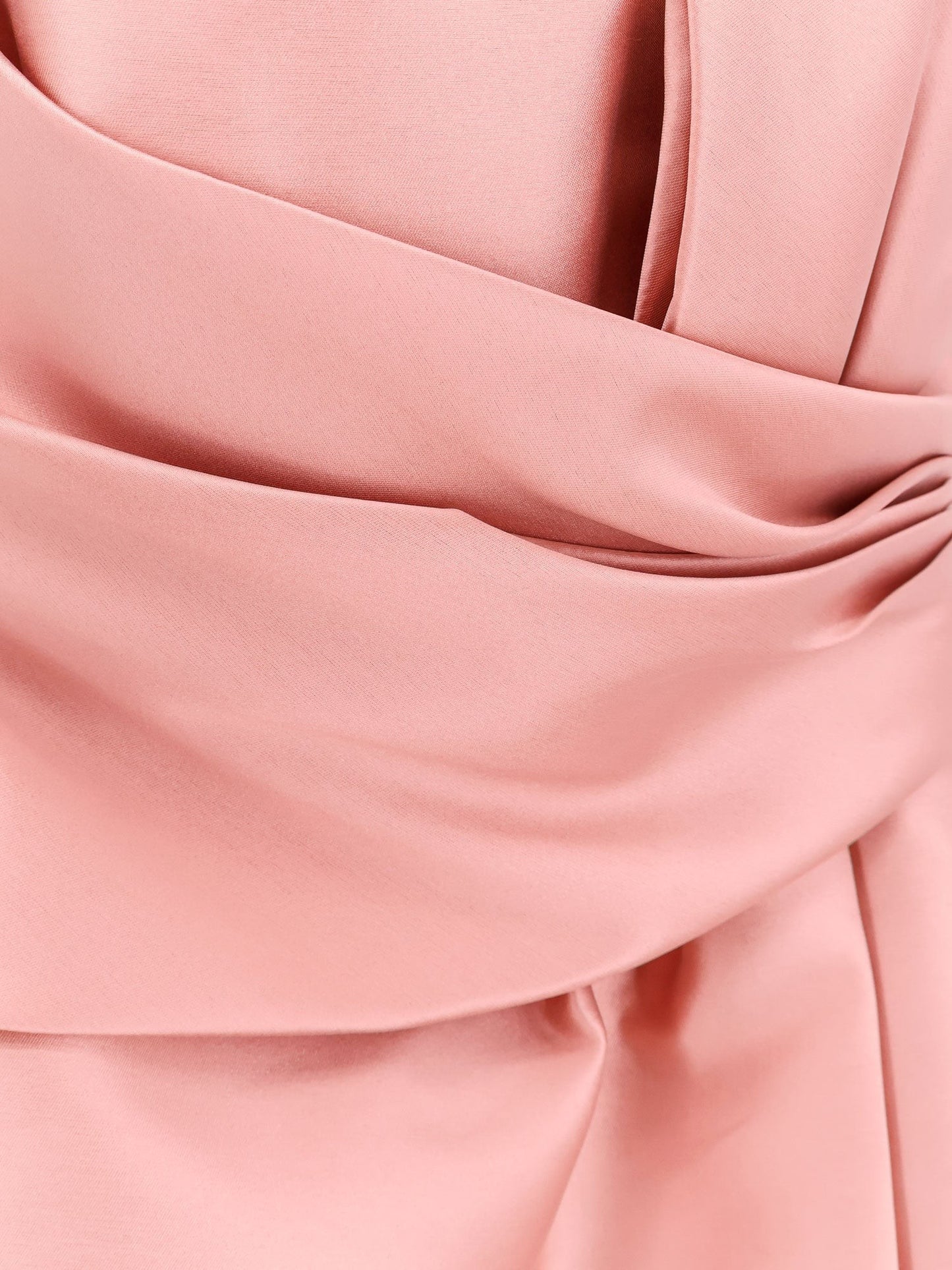 alberta ferretti Mikado décolleté dress
