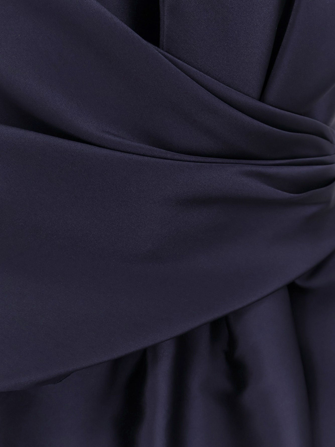 alberta ferretti Mikado décolleté dress