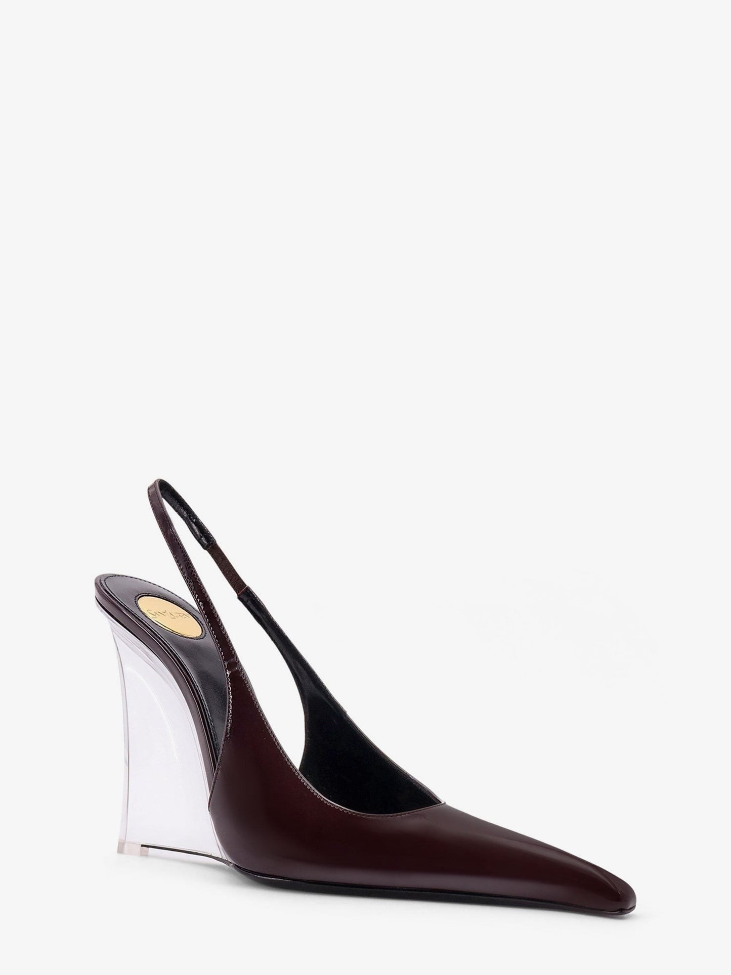 Saint Laurent Miller 110 patent leather slingback décolleté