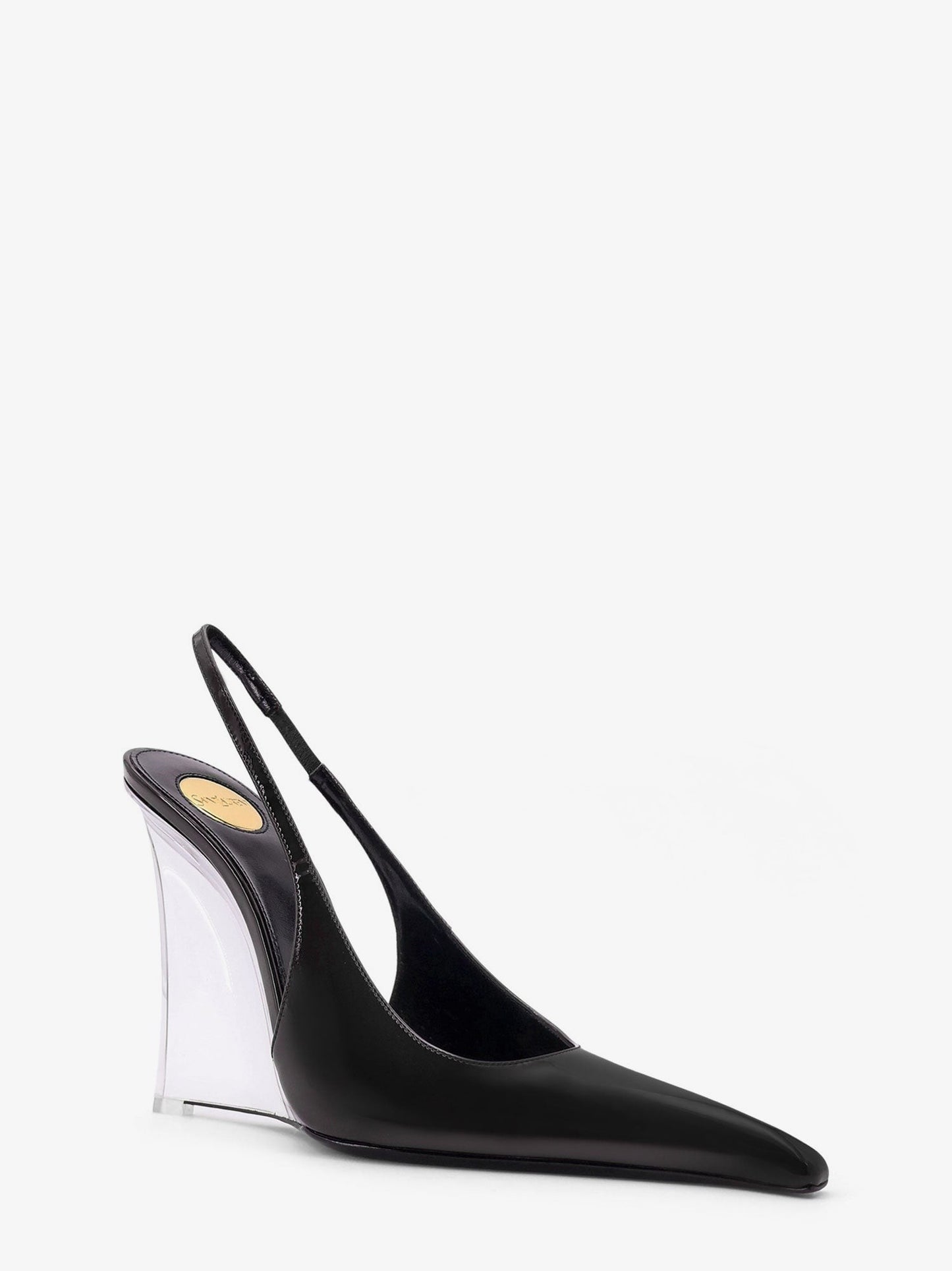 Saint Laurent Miller 110 patent leather slingback décolleté